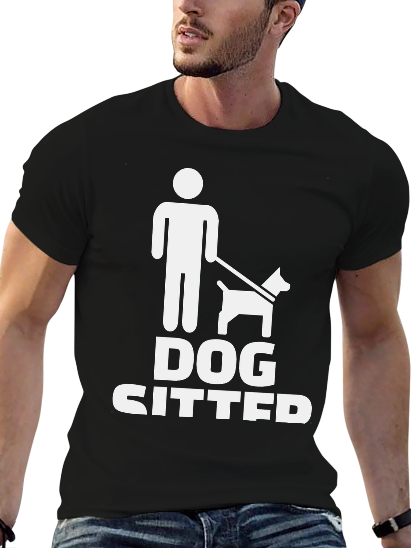 Dog Sitter T-Shirt - Novelty Pet Lover Tee