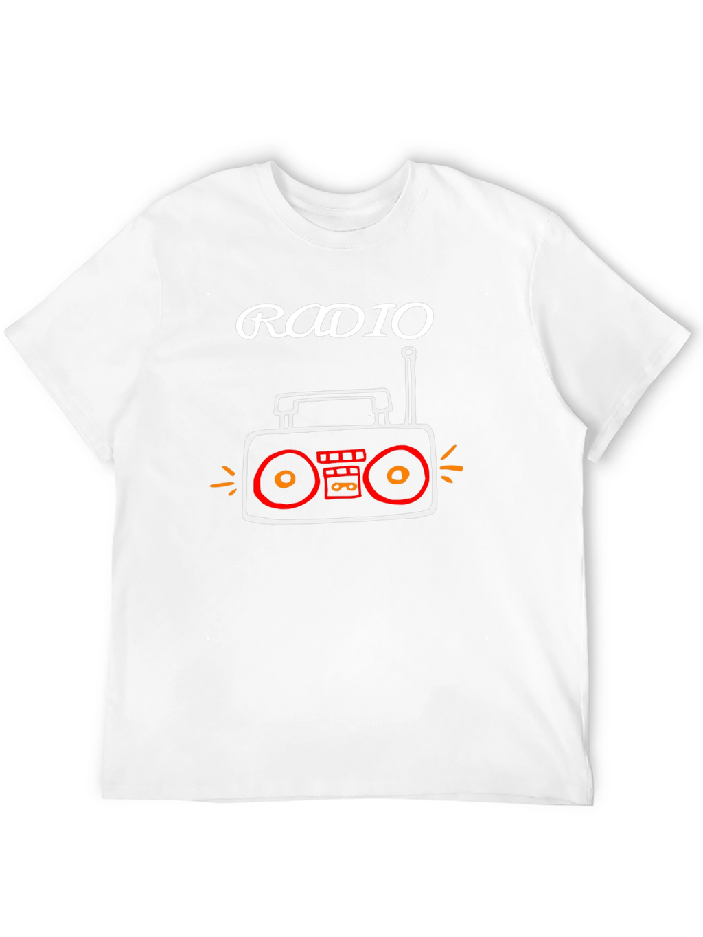 Retro Radio Graphic Tee - Cool & Unique Design