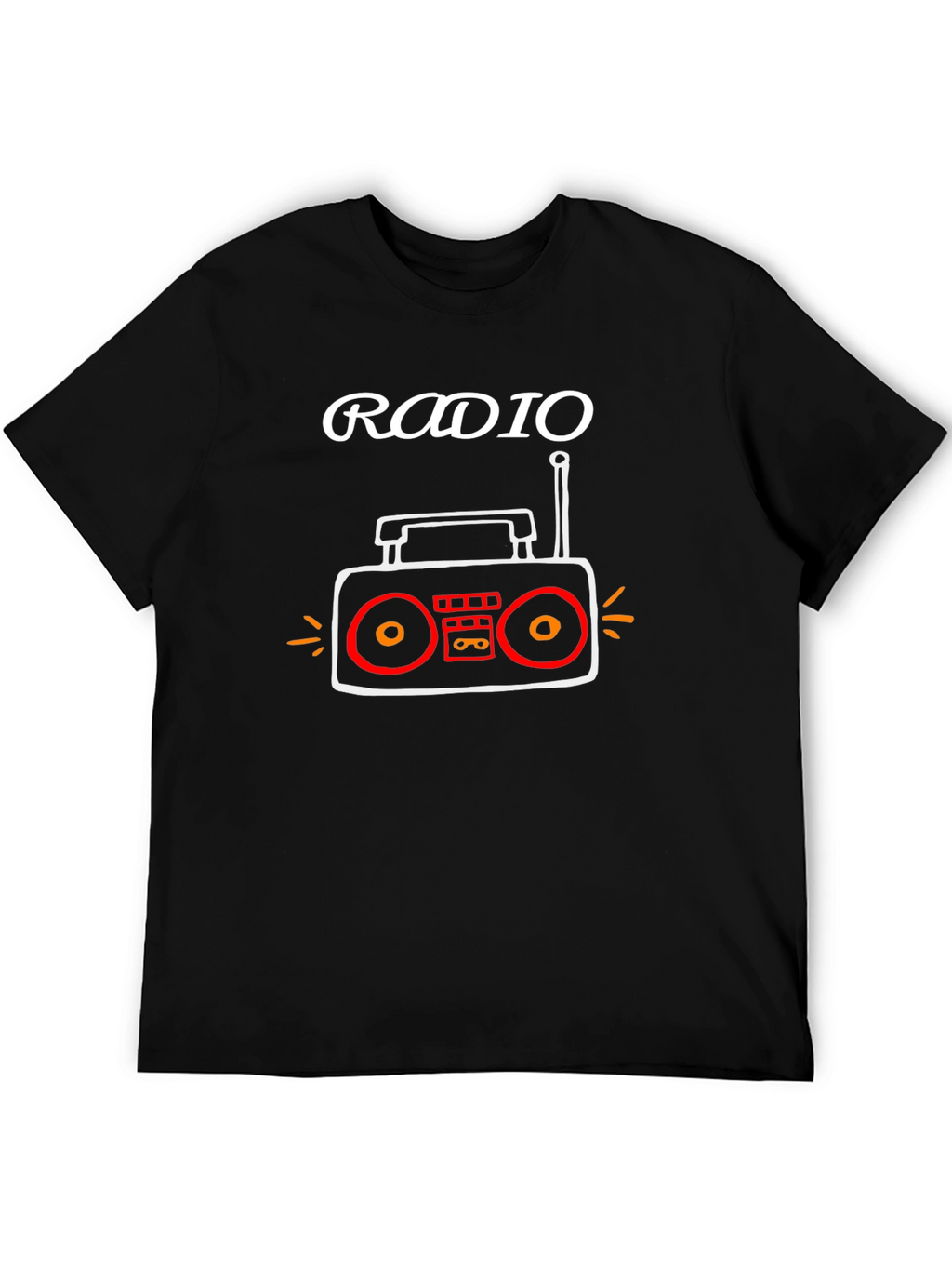 Retro Radio Graphic Tee - Cool & Unique Design