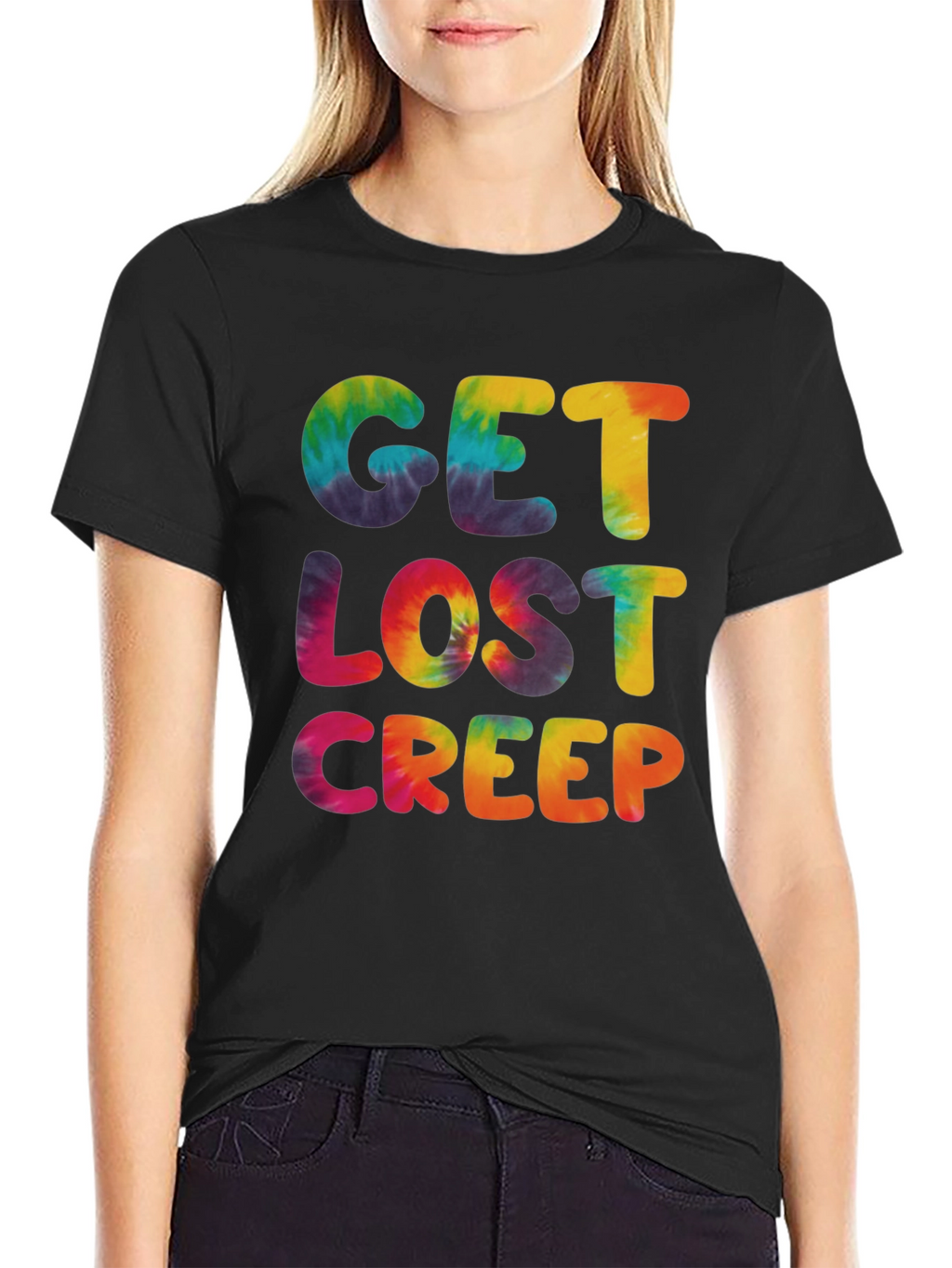Get Lost Creep Tie-Dye Graphic Tee