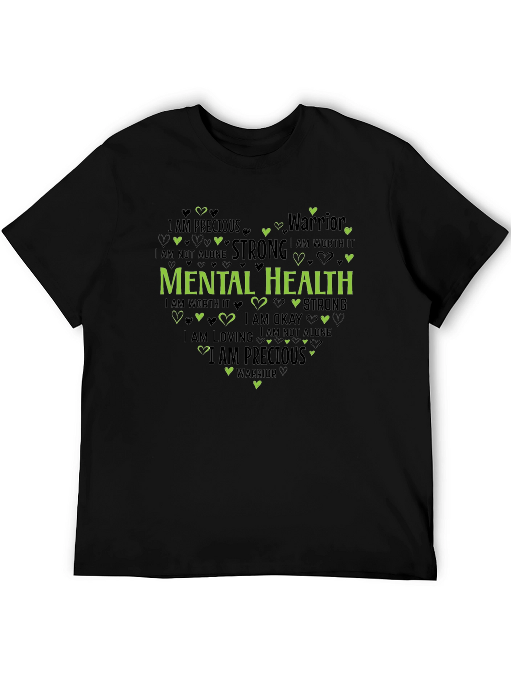 Mental Health Awareness Graphic Tee - Heart Design