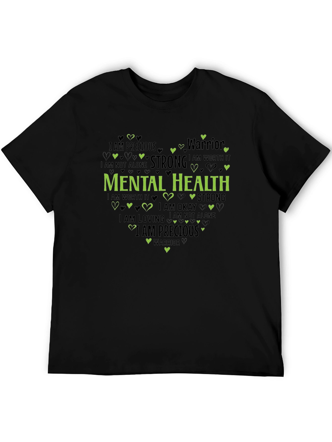 Mental Health Awareness Graphic Tee - Heart Design
