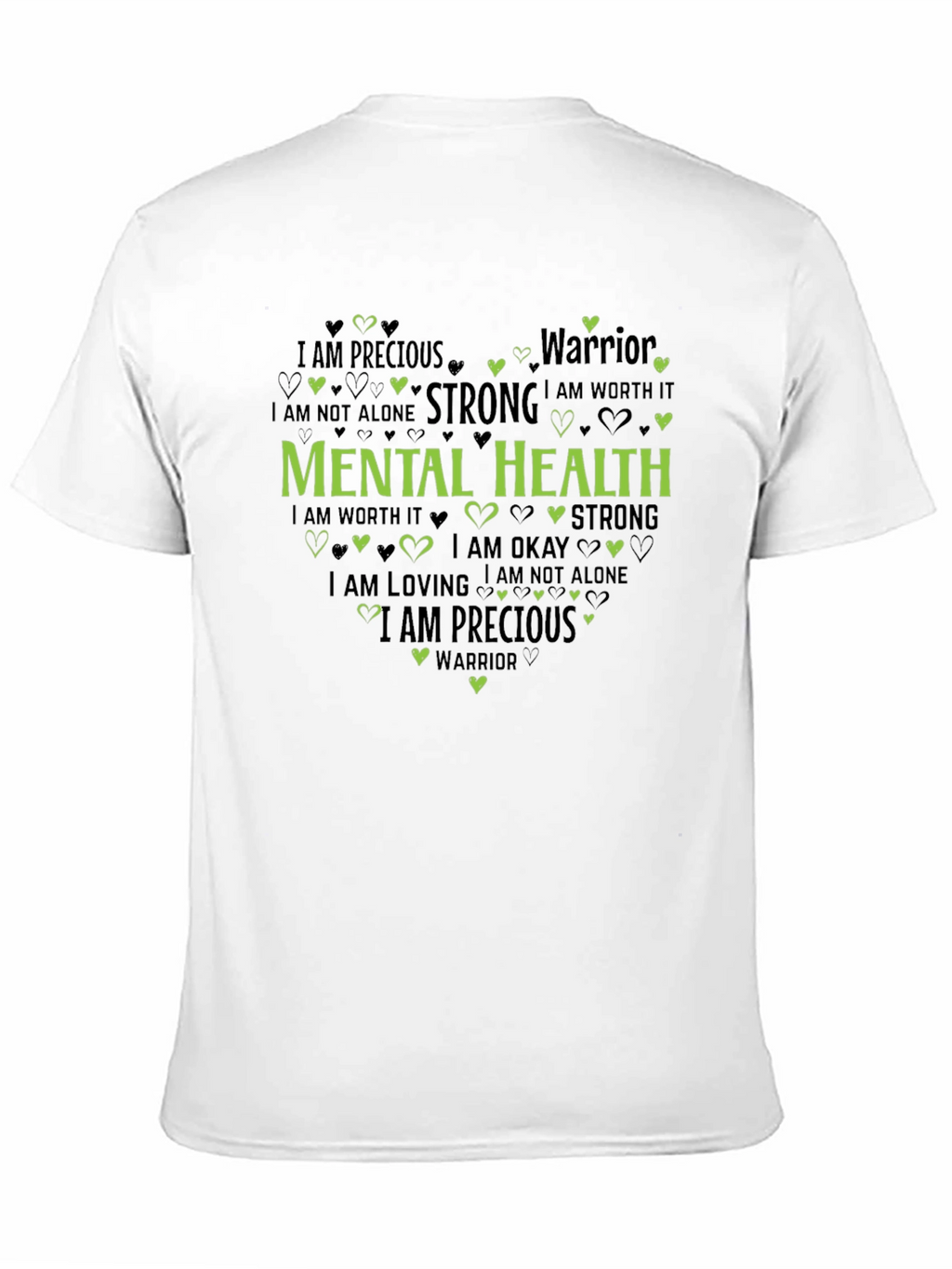 Mental Health Awareness Graphic Tee - Heart Design