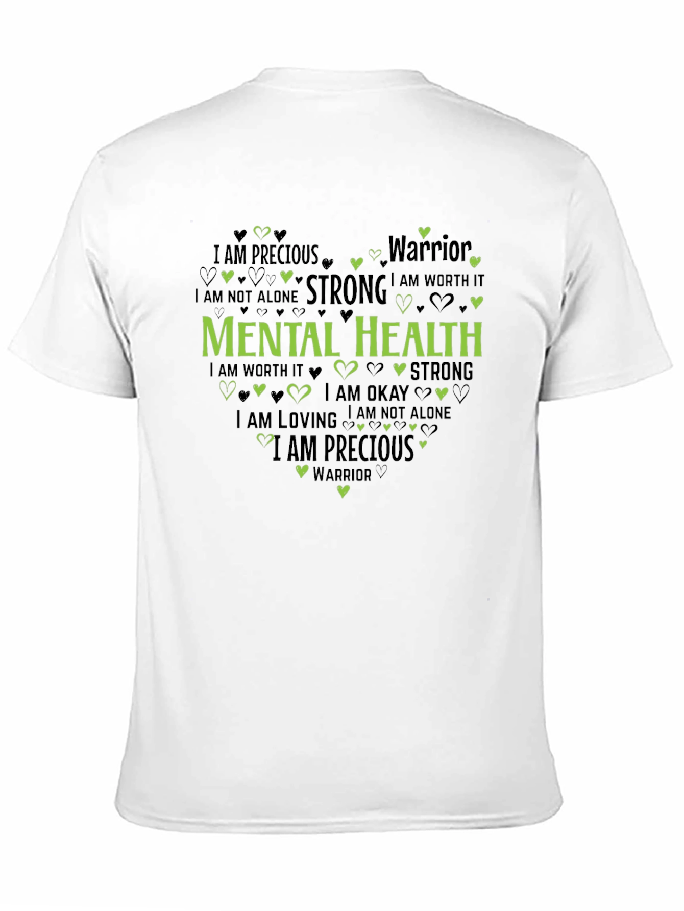Mental Health Awareness Graphic Tee - Heart Design