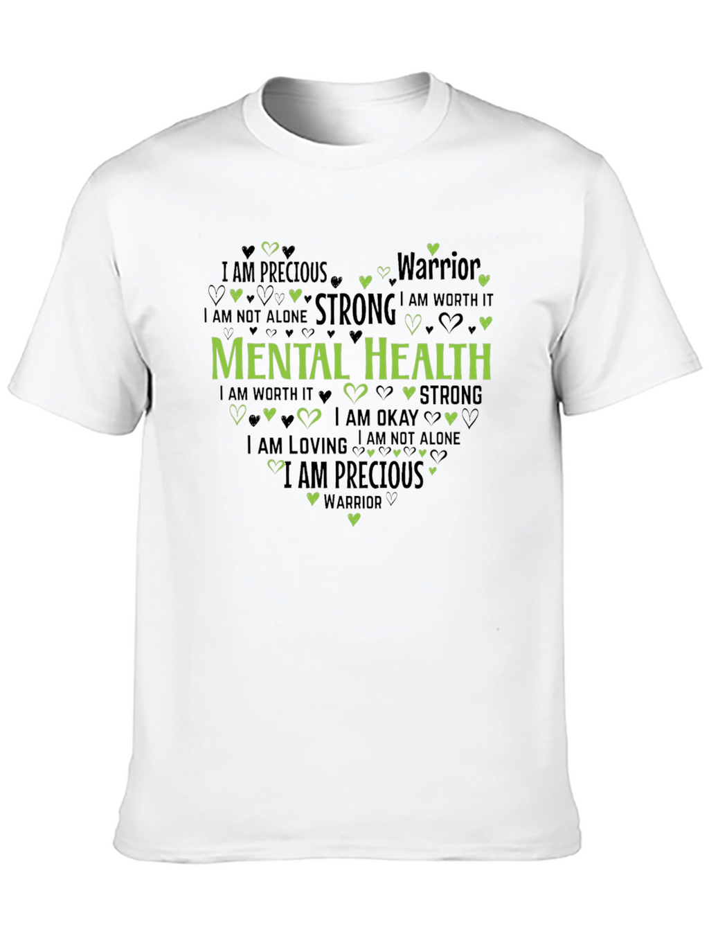Mental Health Awareness Graphic Tee - Heart Design