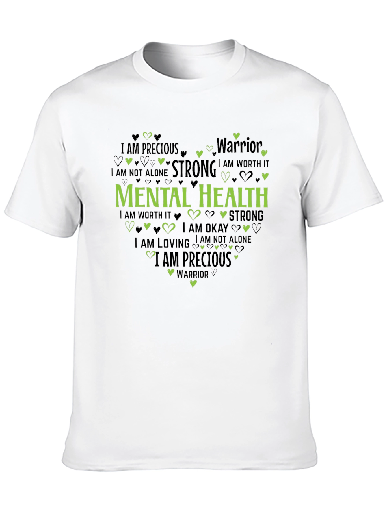 Mental Health Awareness Graphic Tee - Heart Design