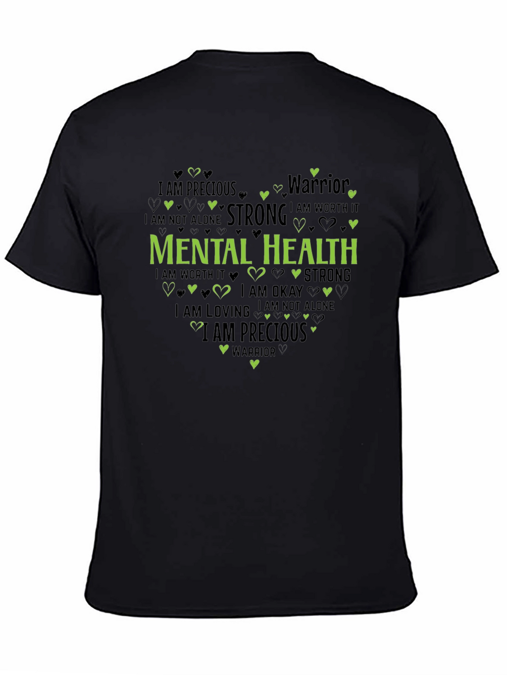 Mental Health Awareness Graphic Tee - Heart Design
