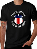 Land of the Free T-Shirt - Patriotic Pride