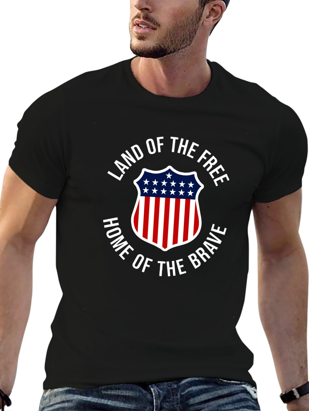 Land of the Free T-Shirt - Patriotic Pride