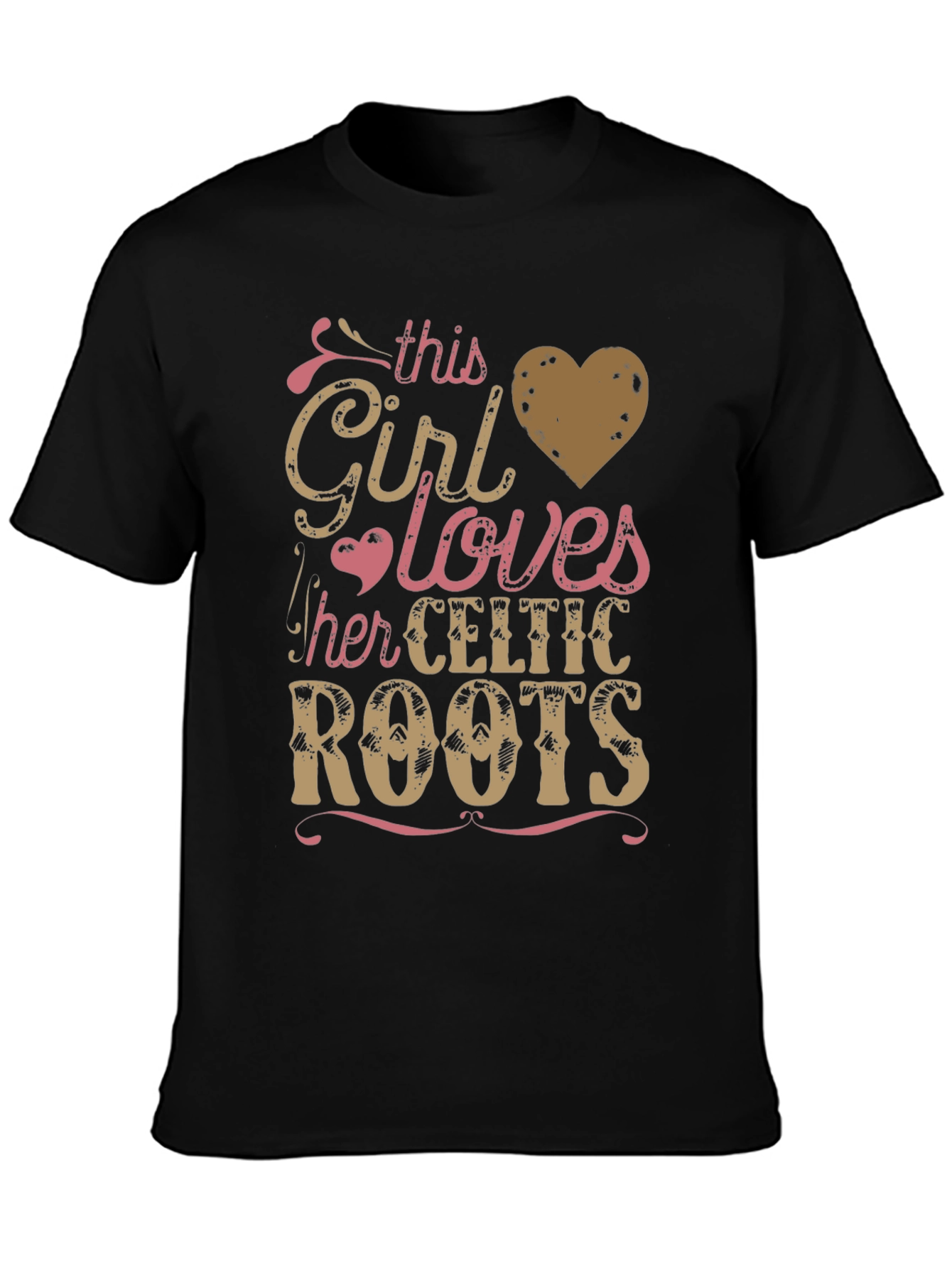 Celtic Roots Girl T-Shirt - Stylish Heritage Pride!