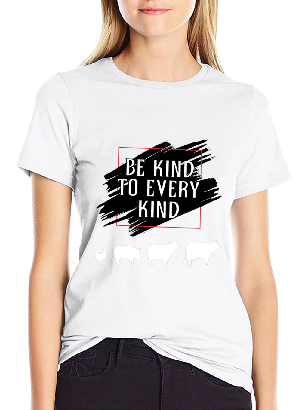 Be Kind T-Shirt - Vegan Animal Lover Tee