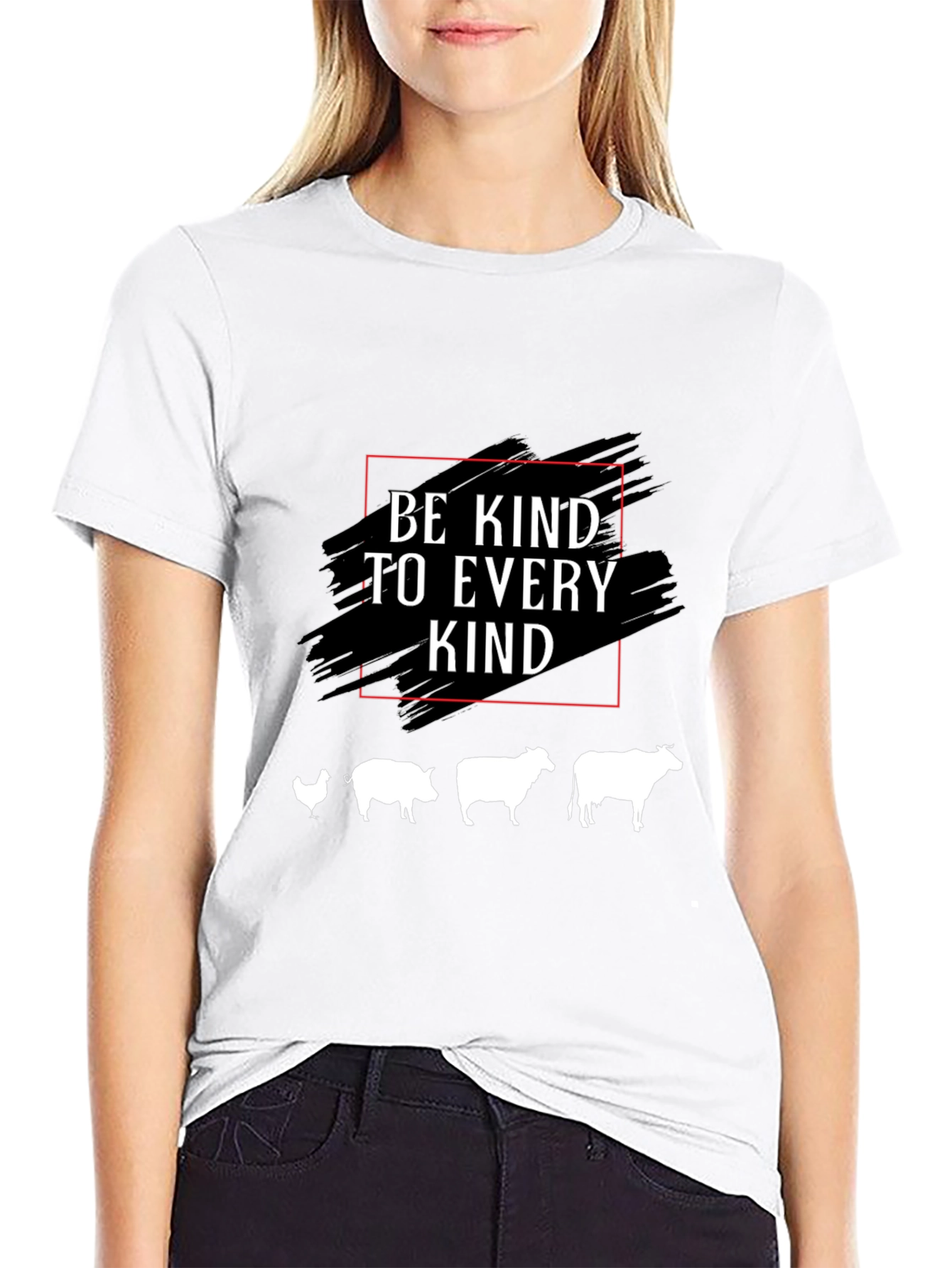 Be Kind T-Shirt - Vegan Animal Lover Tee