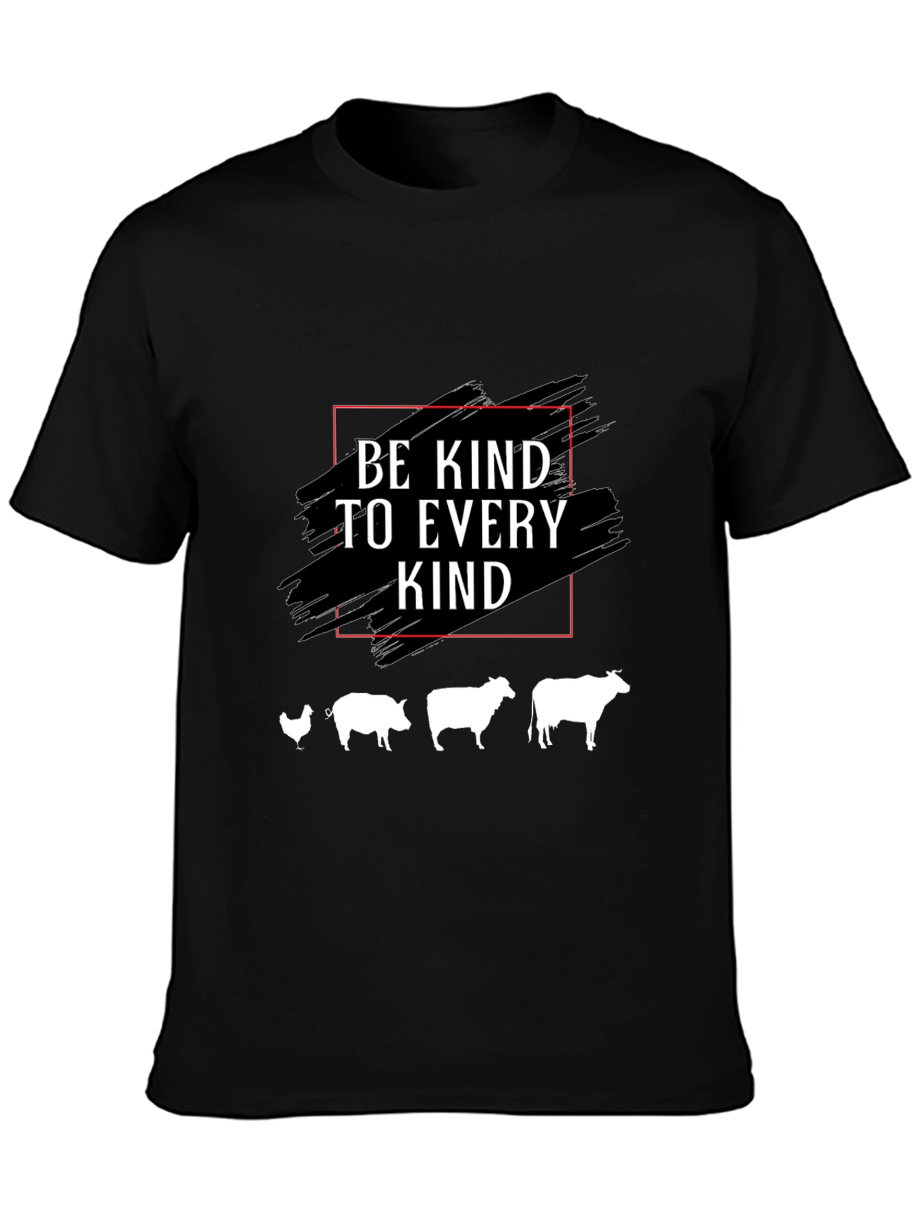 Be Kind T-Shirt - Vegan Animal Lover Tee
