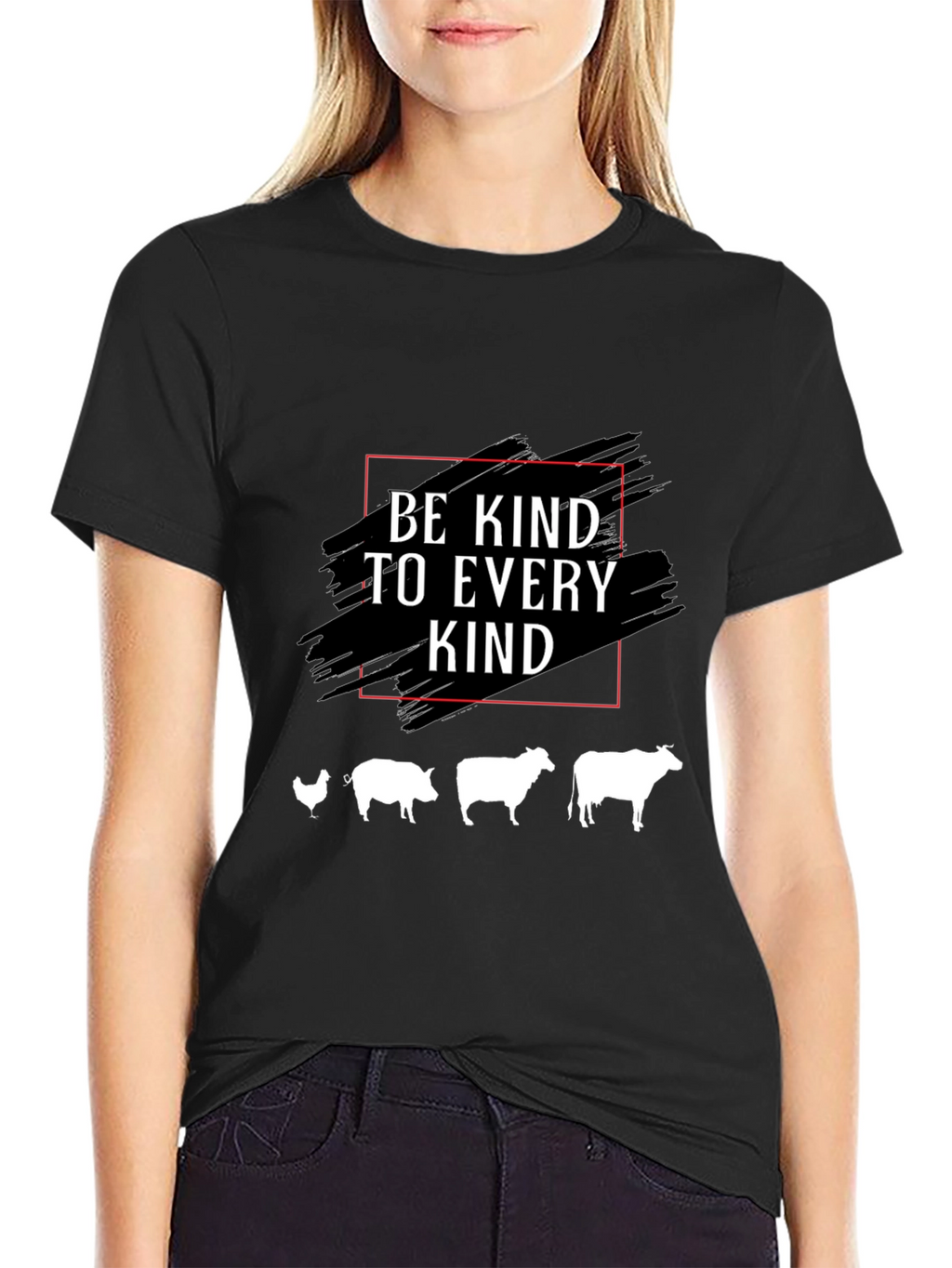 Be Kind T-Shirt - Vegan Animal Lover Tee