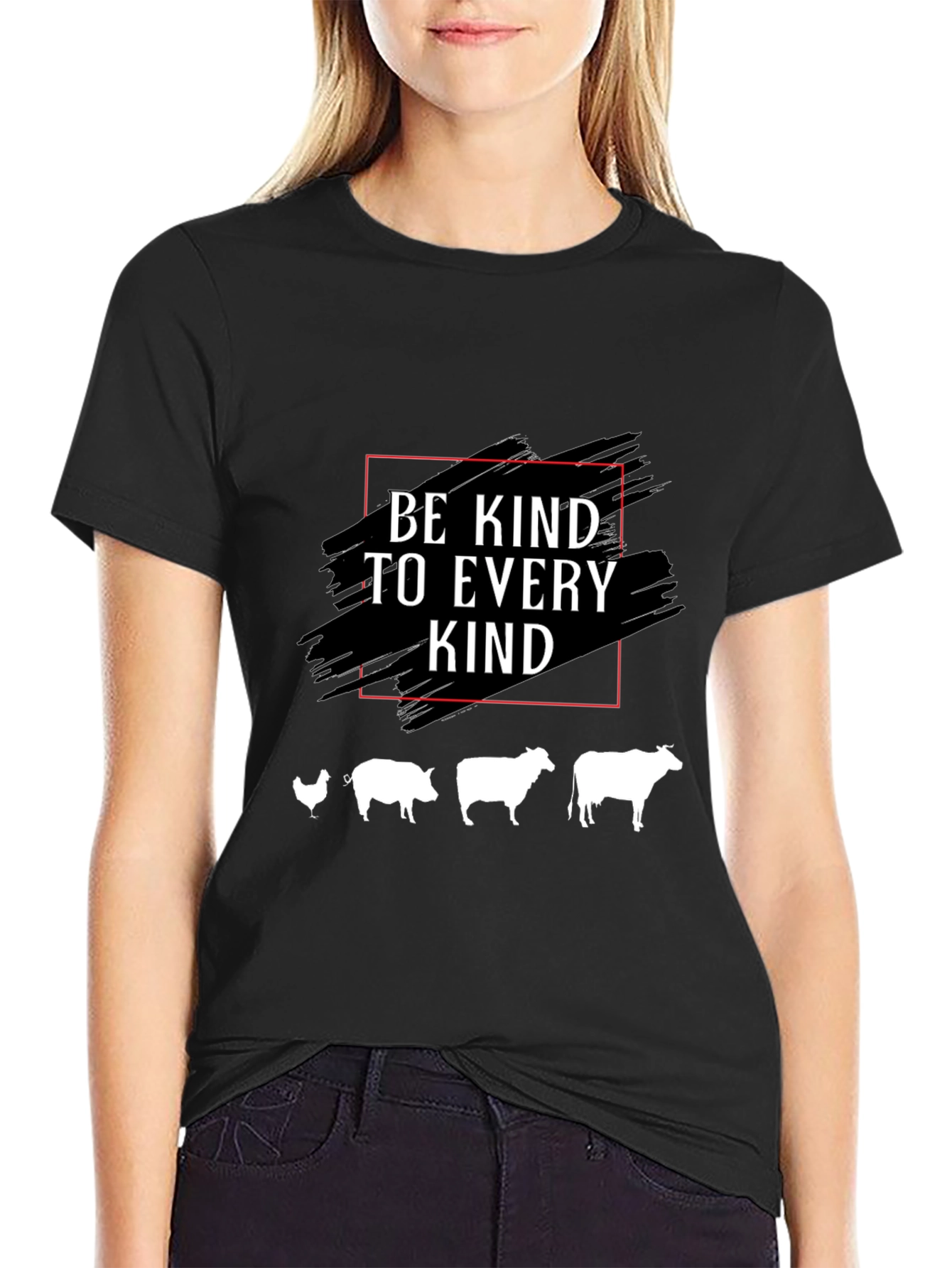Be Kind T-Shirt - Vegan Animal Lover Tee