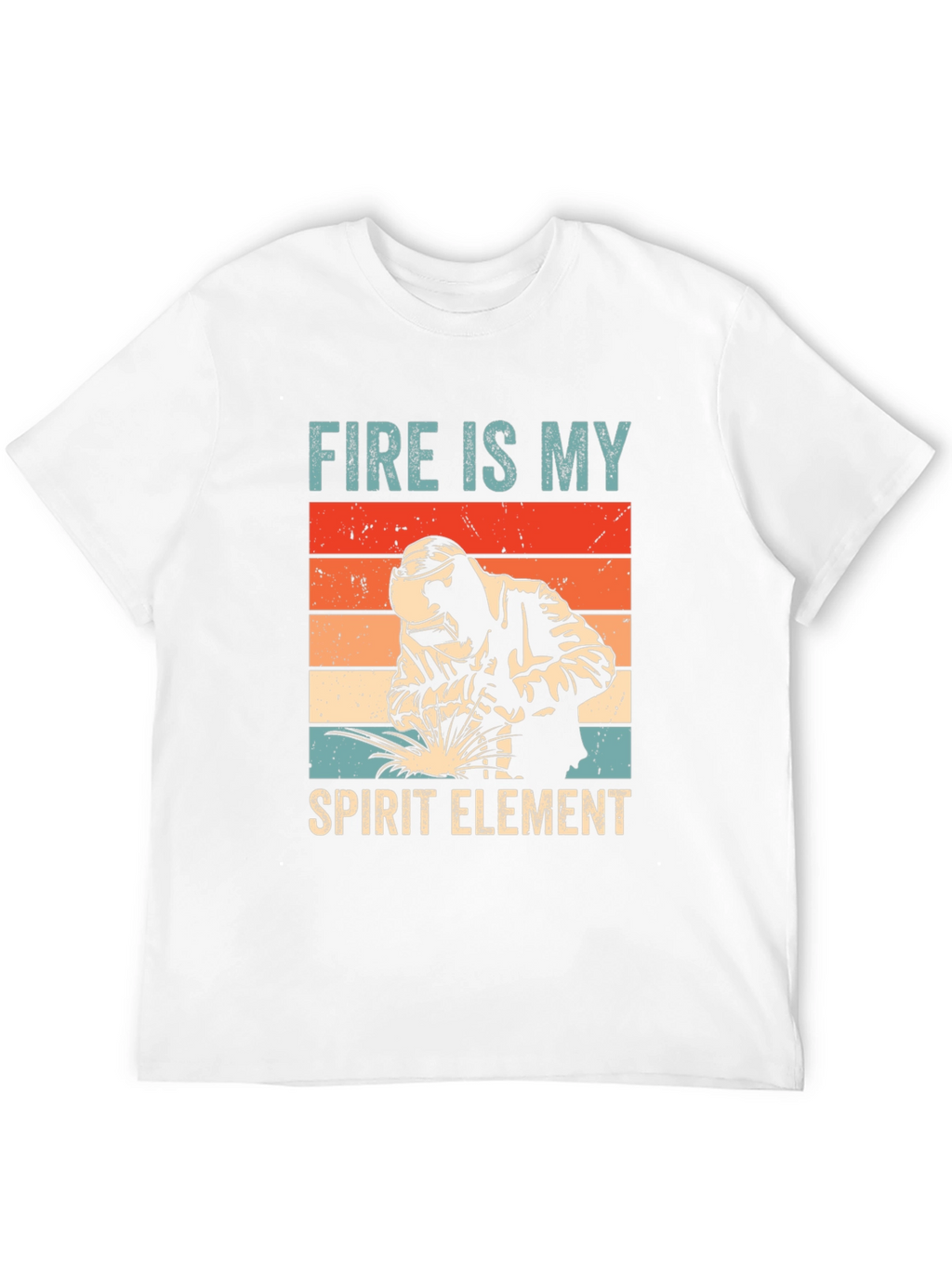 Fire is My Spirit Element Tee - Welder T-Shirt