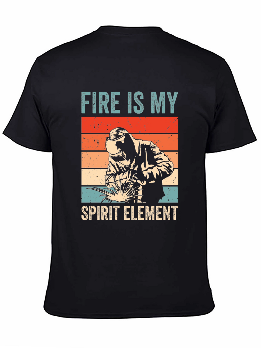 Fire is My Spirit Element Tee - Welder T-Shirt