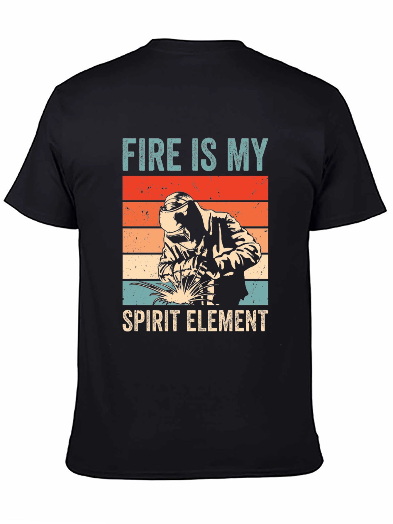 Fire is My Spirit Element Tee - Welder T-Shirt
