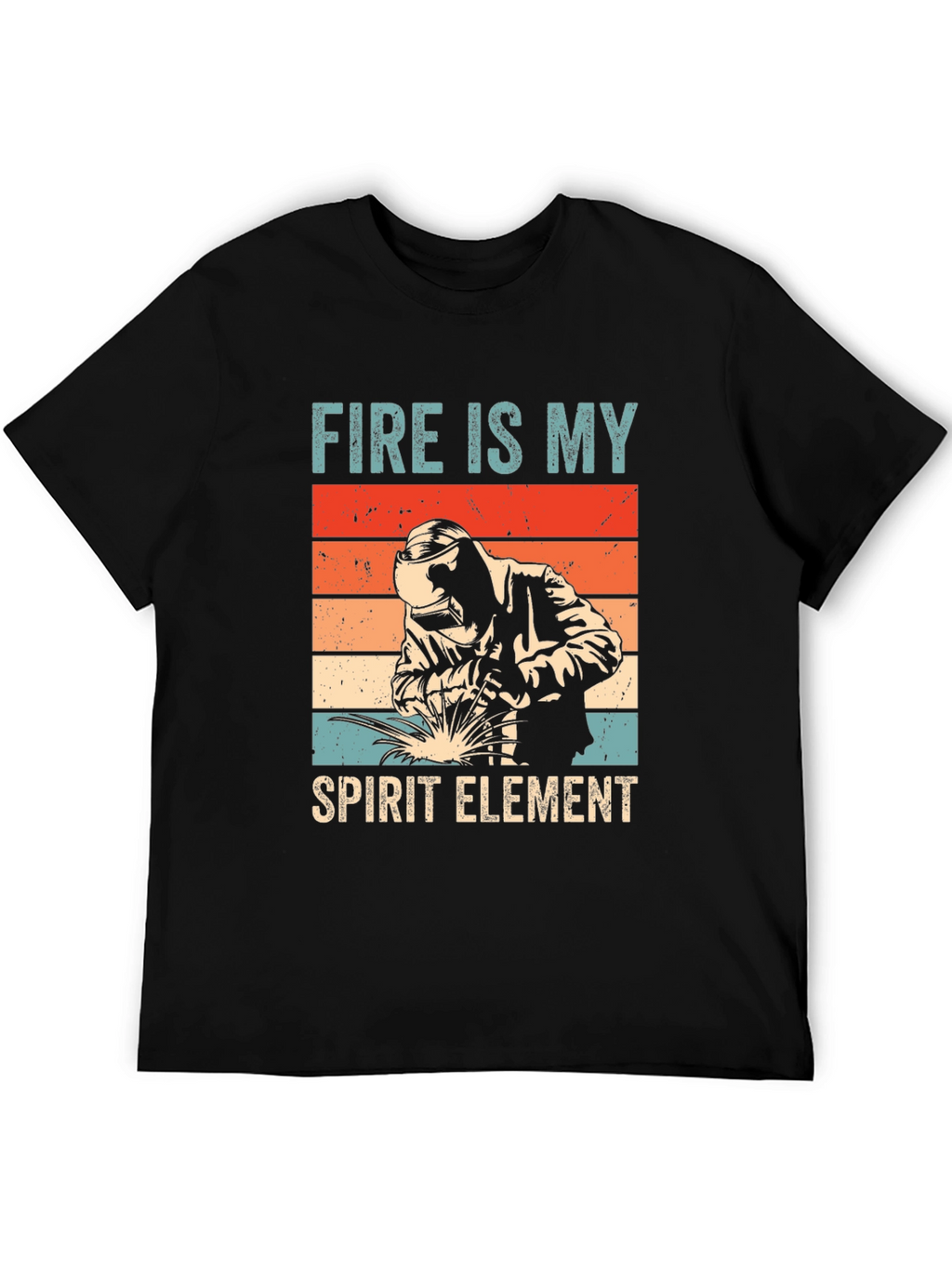 Fire is My Spirit Element Tee - Welder T-Shirt