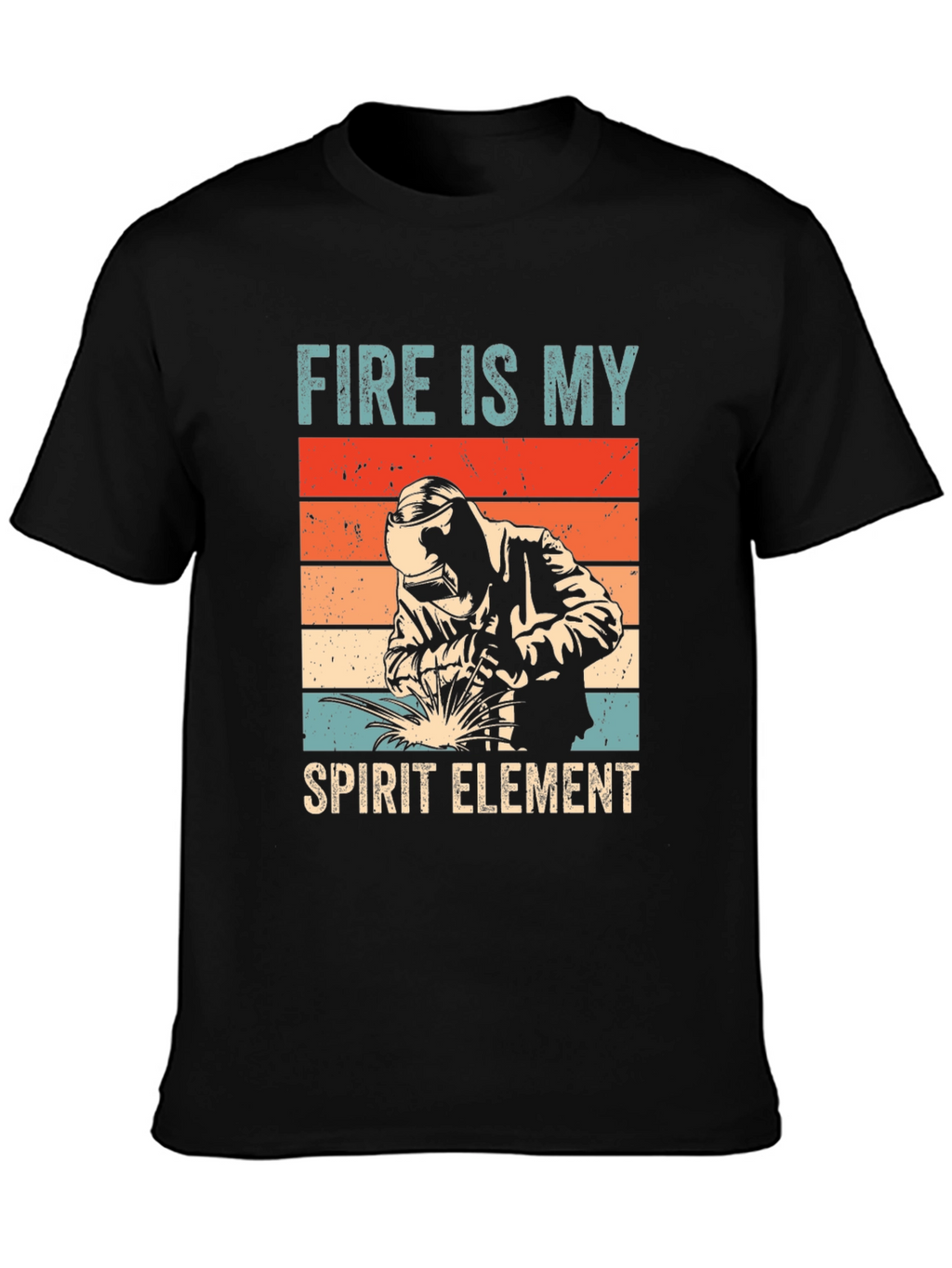 Fire is My Spirit Element Tee - Welder T-Shirt