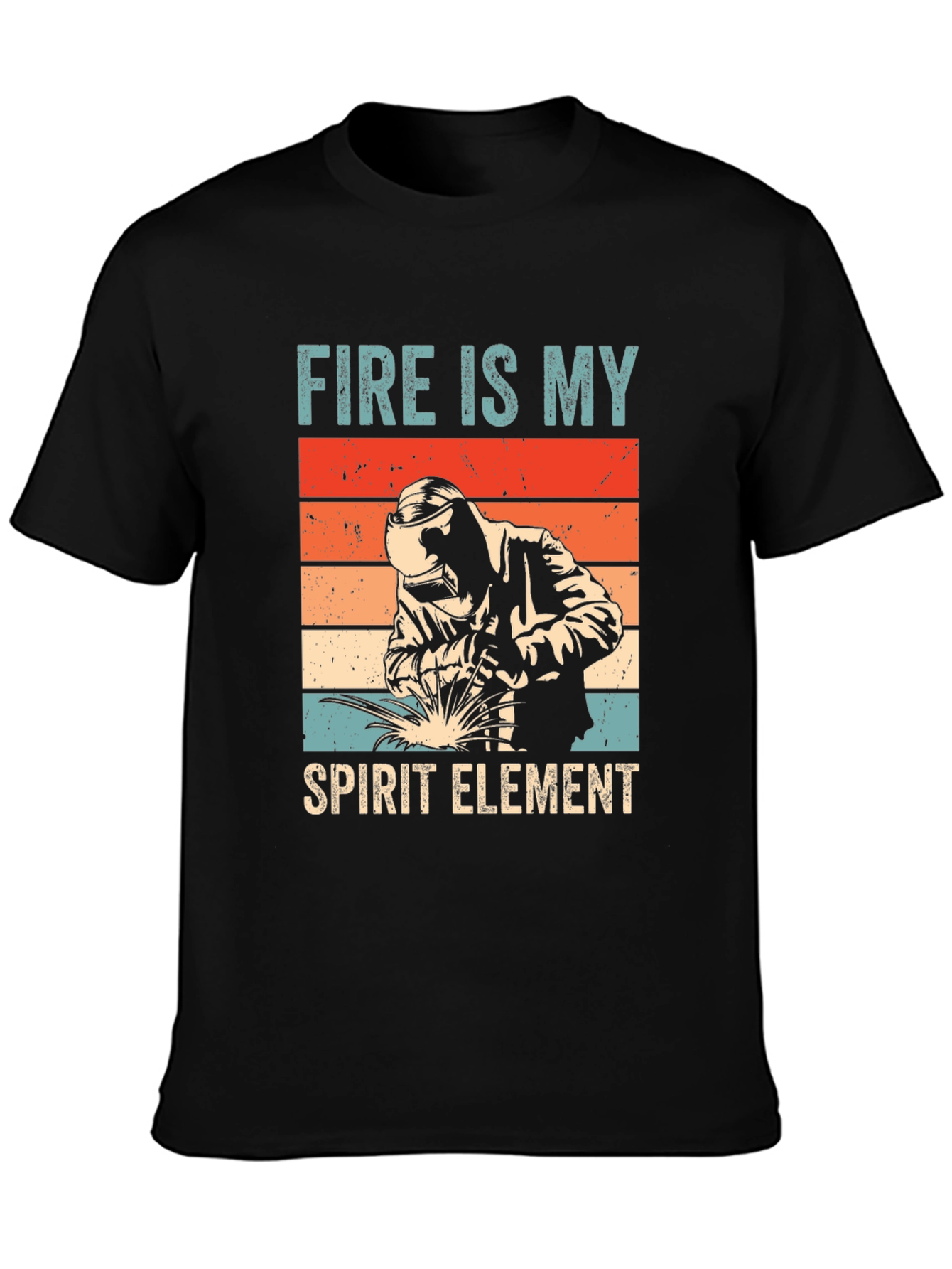 Fire is My Spirit Element Tee - Welder T-Shirt