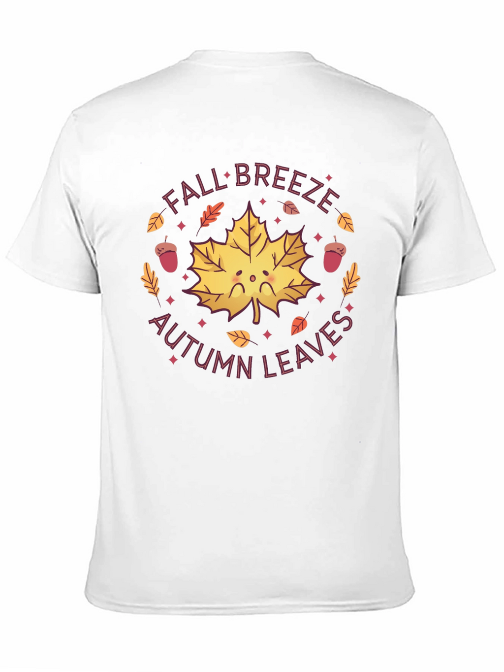 Fall Breeze Autumn Leaves Graphic Tee