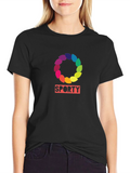 Sporty Rainbow Wreath T-Shirt