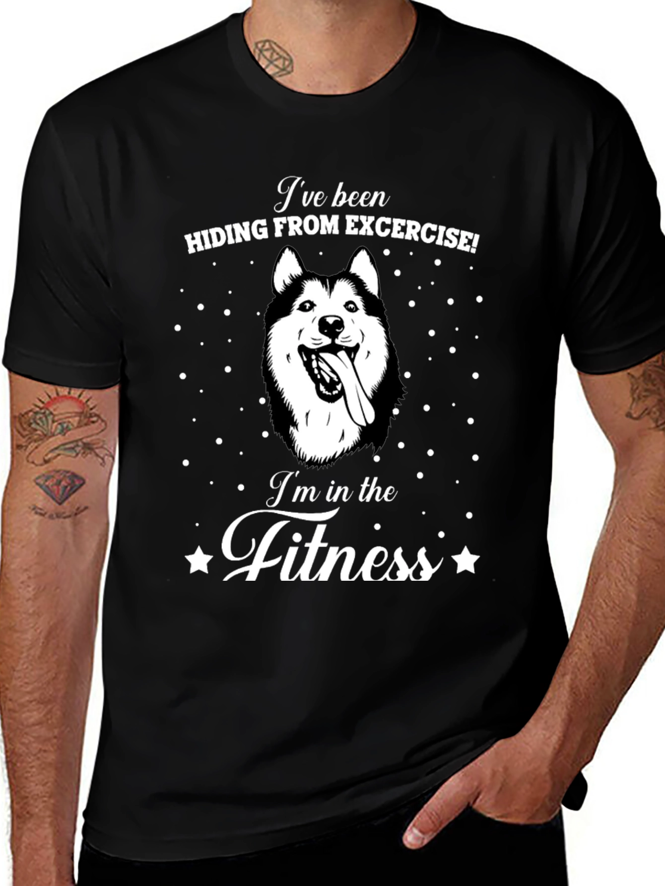 Funny Dog T-Shirt - Fitness Humor Tee
