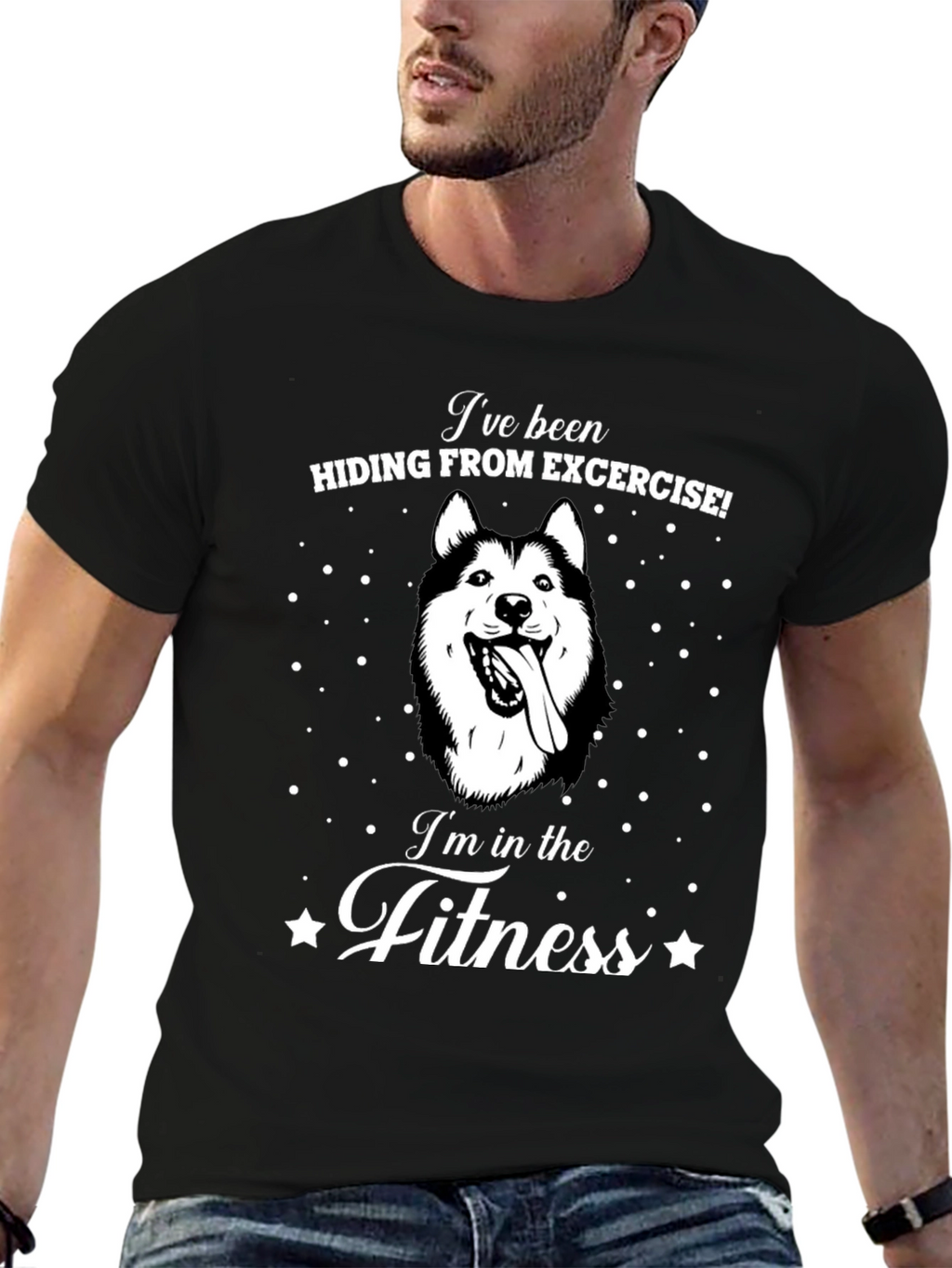 Funny Dog T-Shirt - Fitness Humor Tee