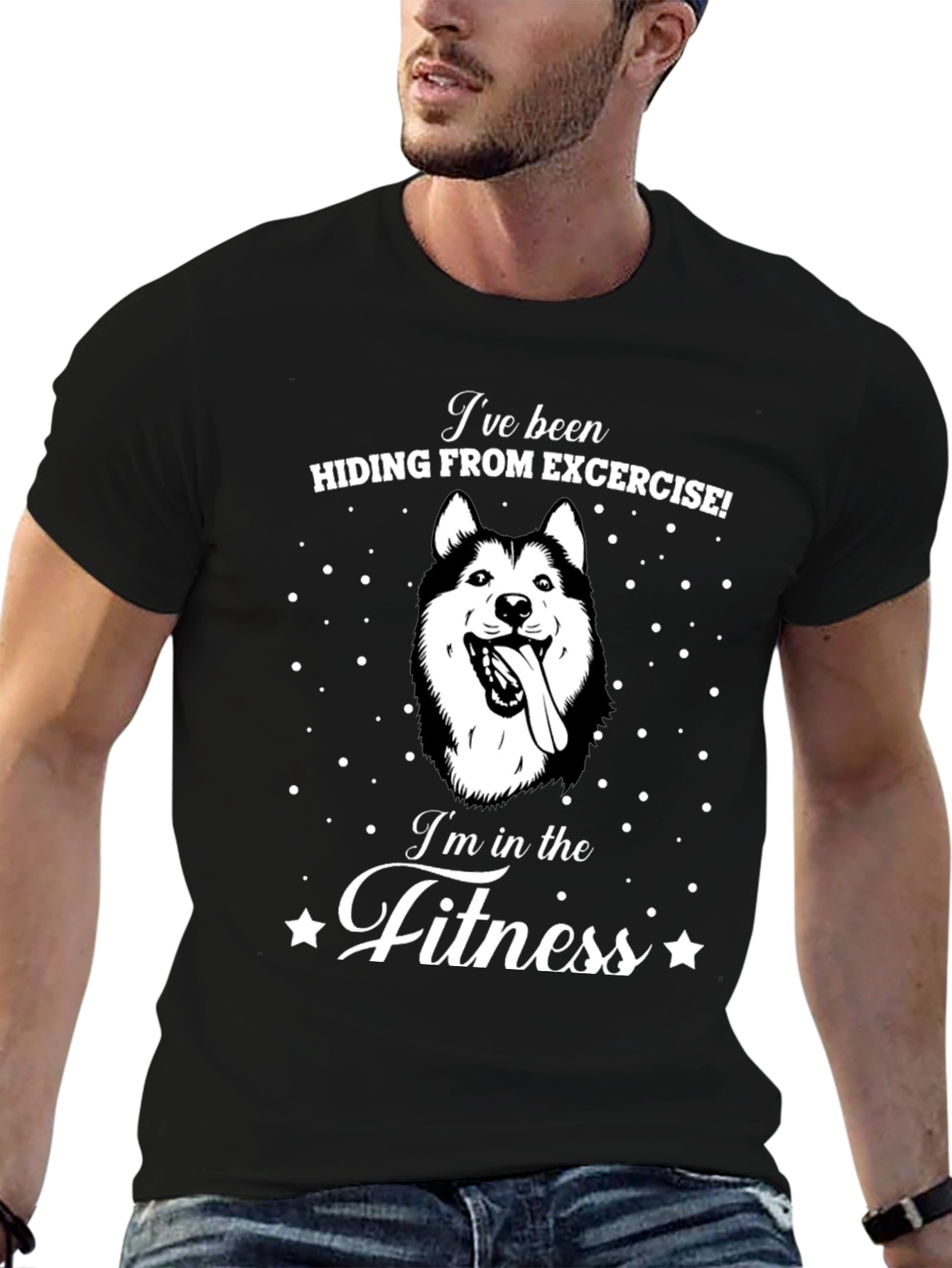 Funny Dog T-Shirt - Fitness Humor Tee