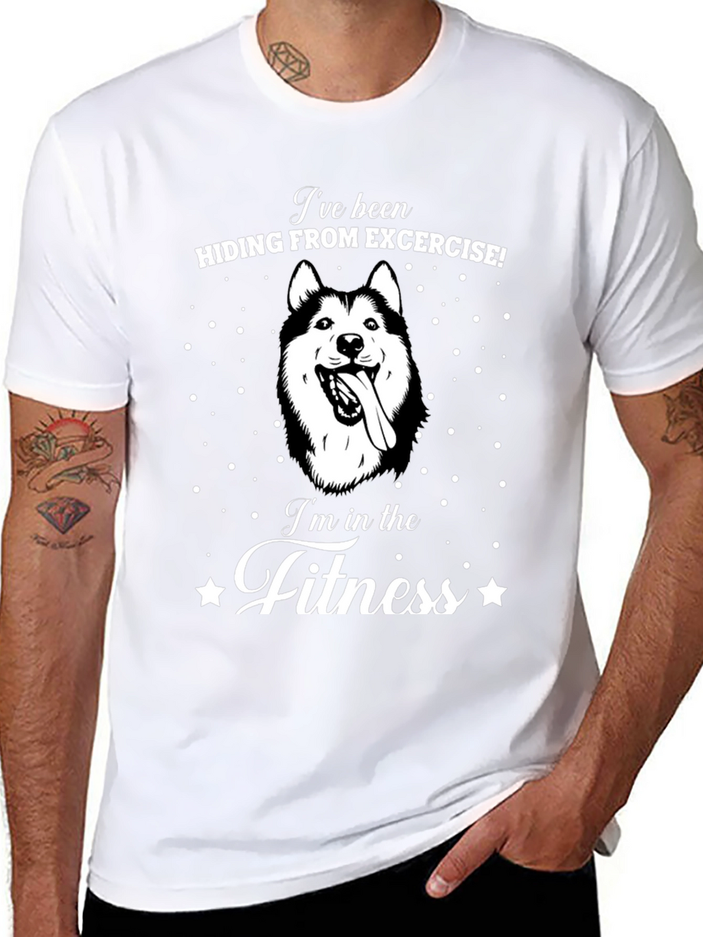 Funny Dog T-Shirt - Fitness Humor Tee