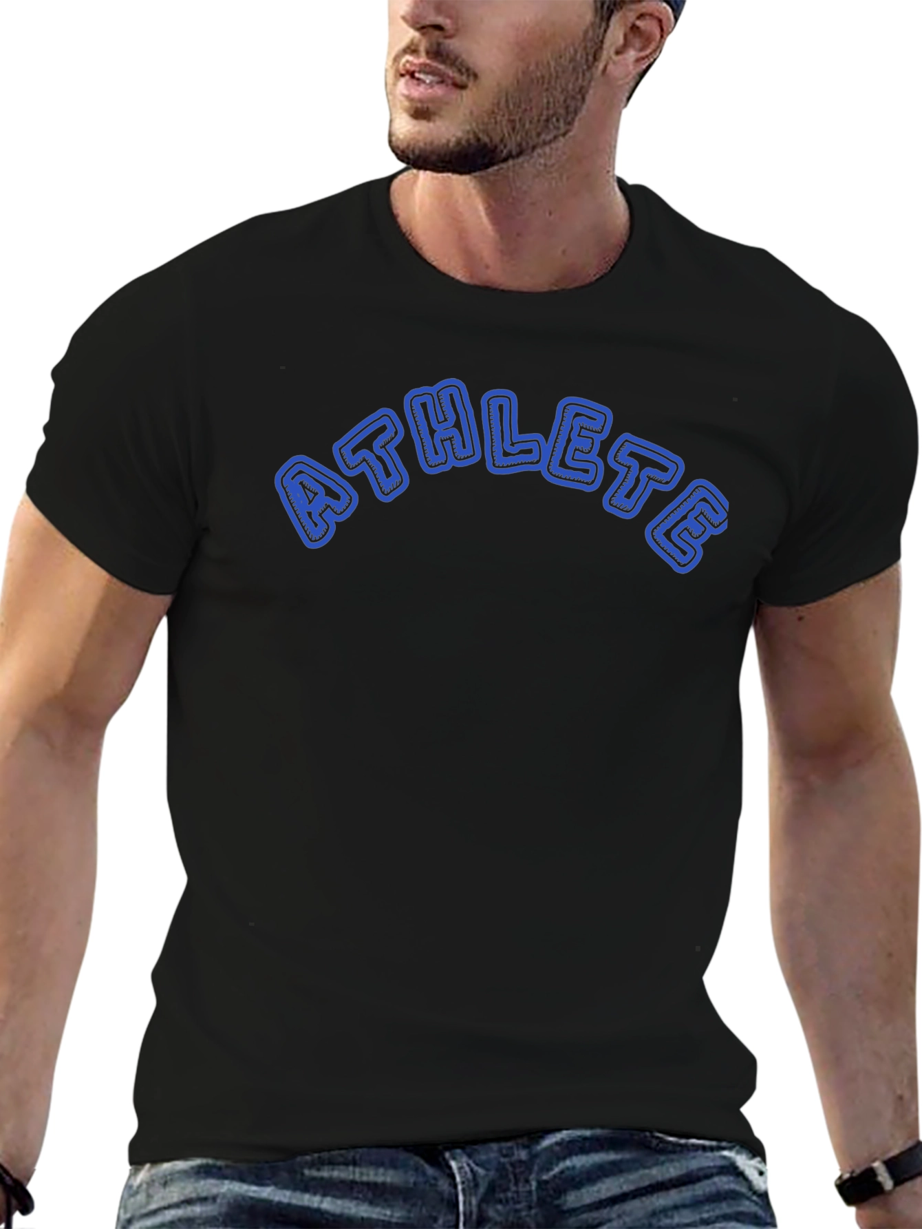 Athlete Graphic T-Shirt - Stylish Activewear