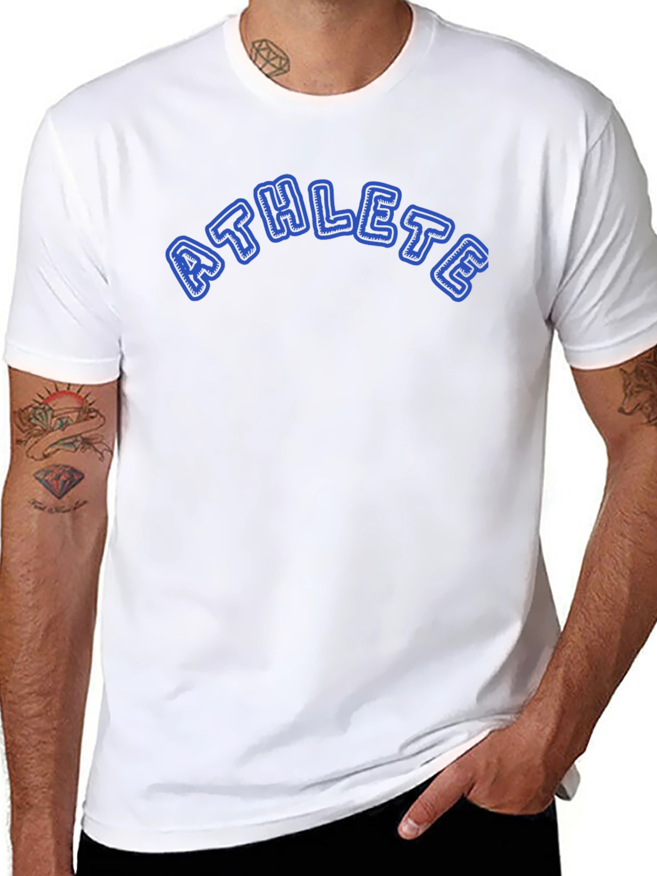 Athlete Graphic T-Shirt - Stylish Activewear