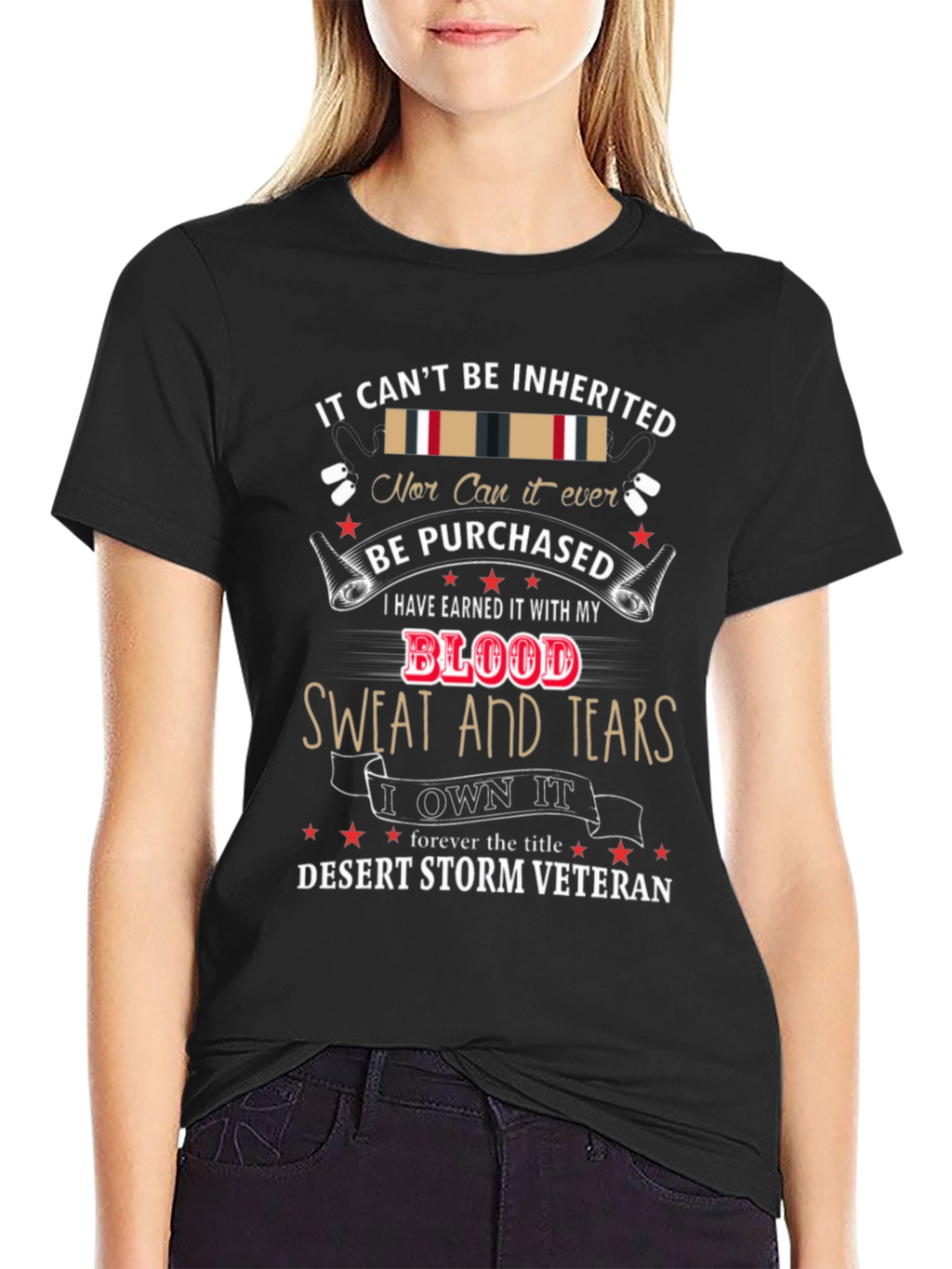 Desert Storm Veteran T-Shirt - Earned Not Given
