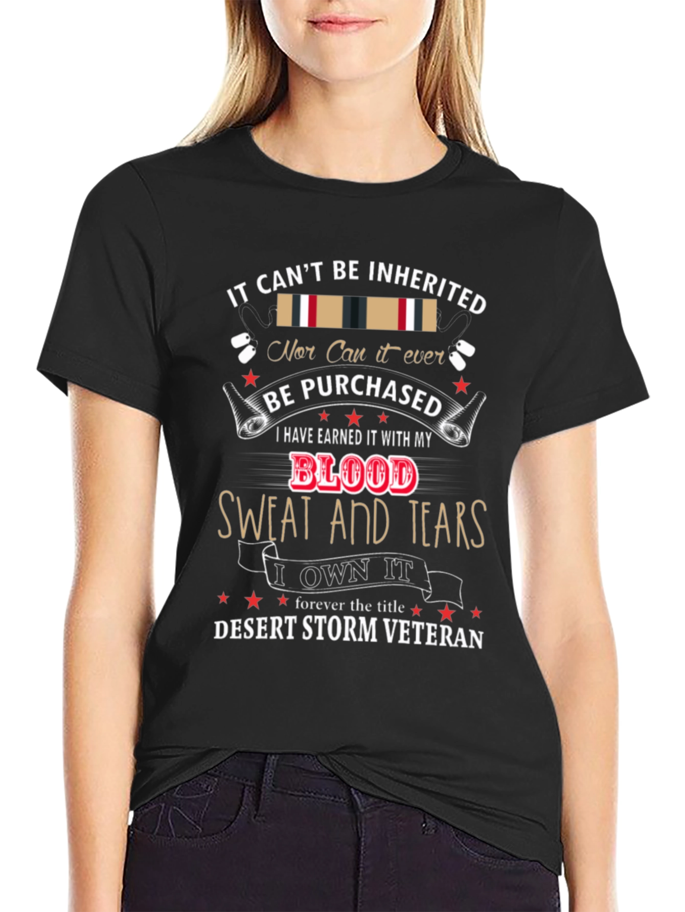 Desert Storm Veteran T-Shirt - Earned Not Given