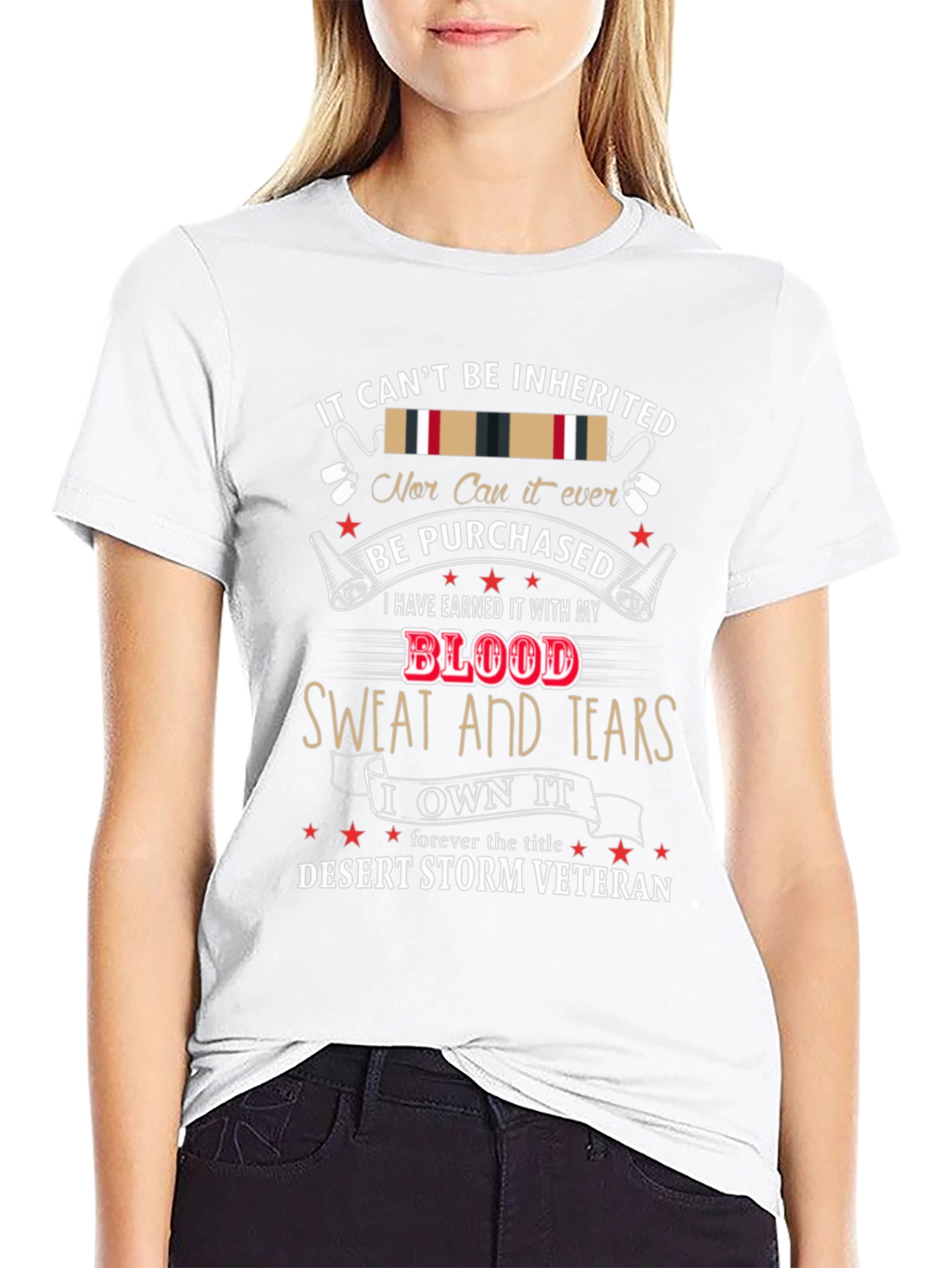 Desert Storm Veteran T-Shirt - Earned Not Given