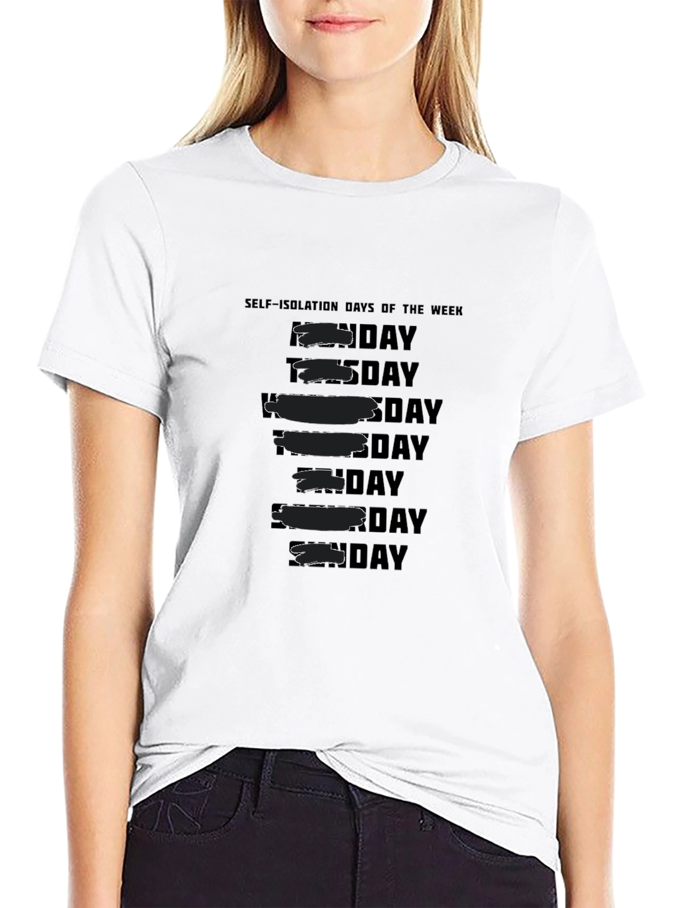 Self-Isolation Days of the Week T-Shirt
