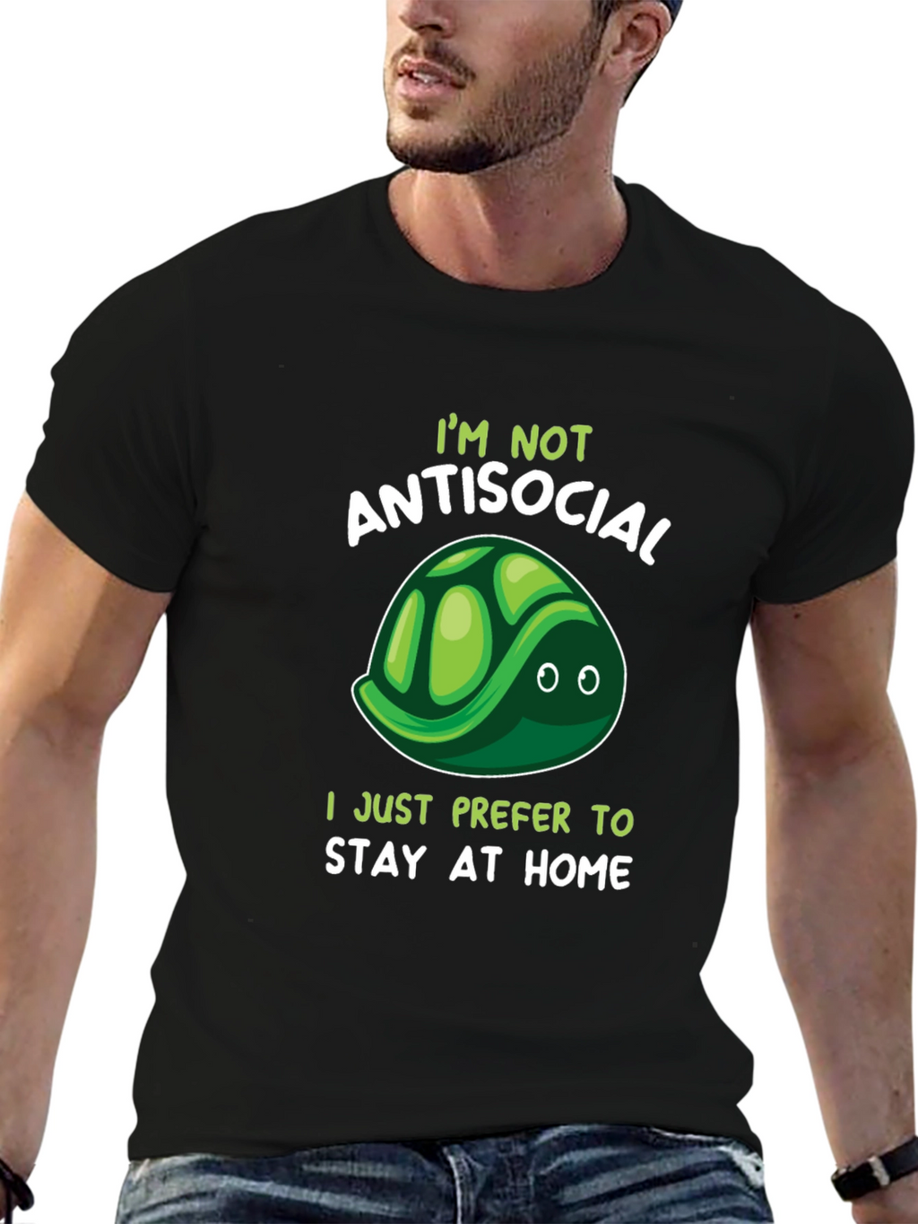Im Not Antisocial Turtle T-Shirt