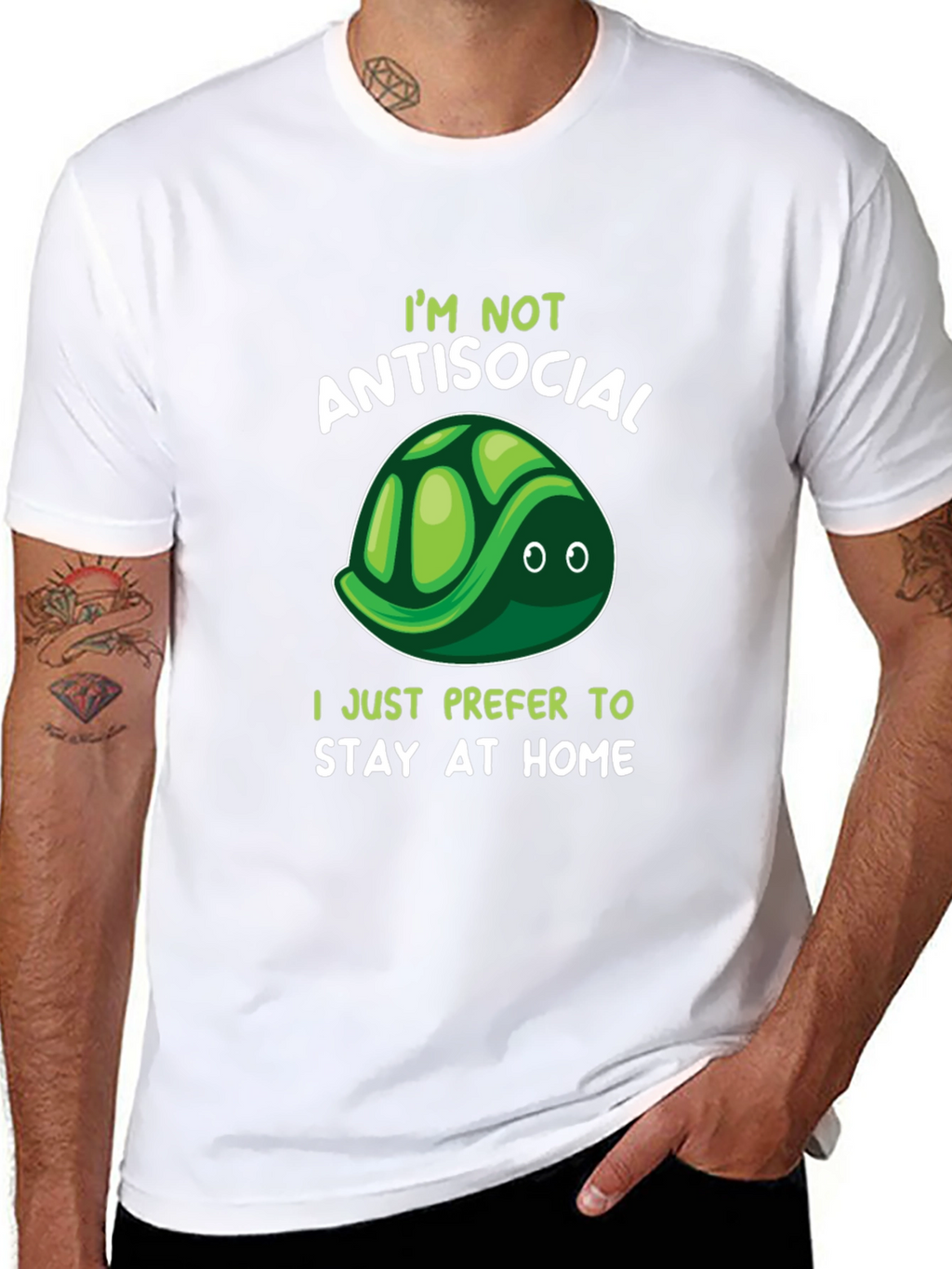 Im Not Antisocial Turtle T-Shirt