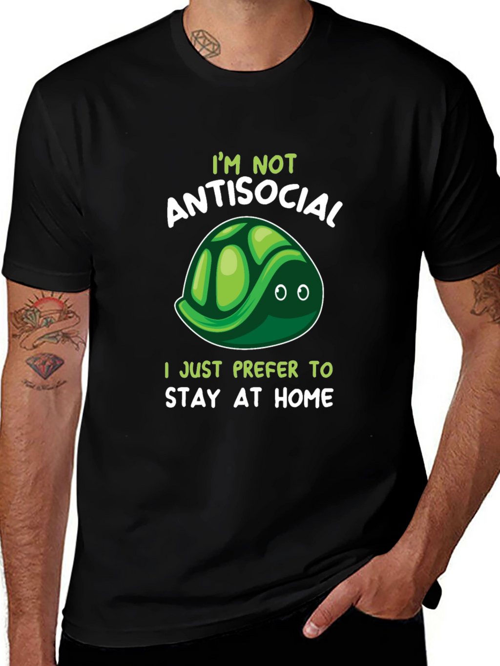 Im Not Antisocial Turtle T-Shirt
