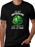 Im Not Antisocial Turtle T-Shirt