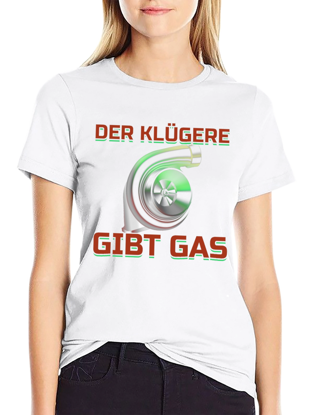 Turbo Engine T-Shirt - Der Klügere Gibt Gas
