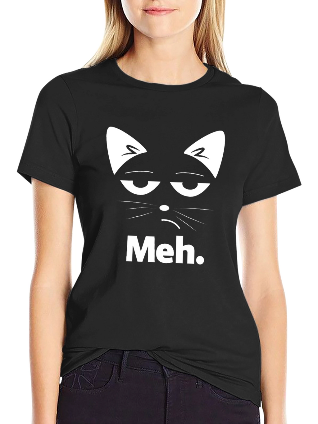 Meh Cat T-Shirt - Grumpy Cat Tee