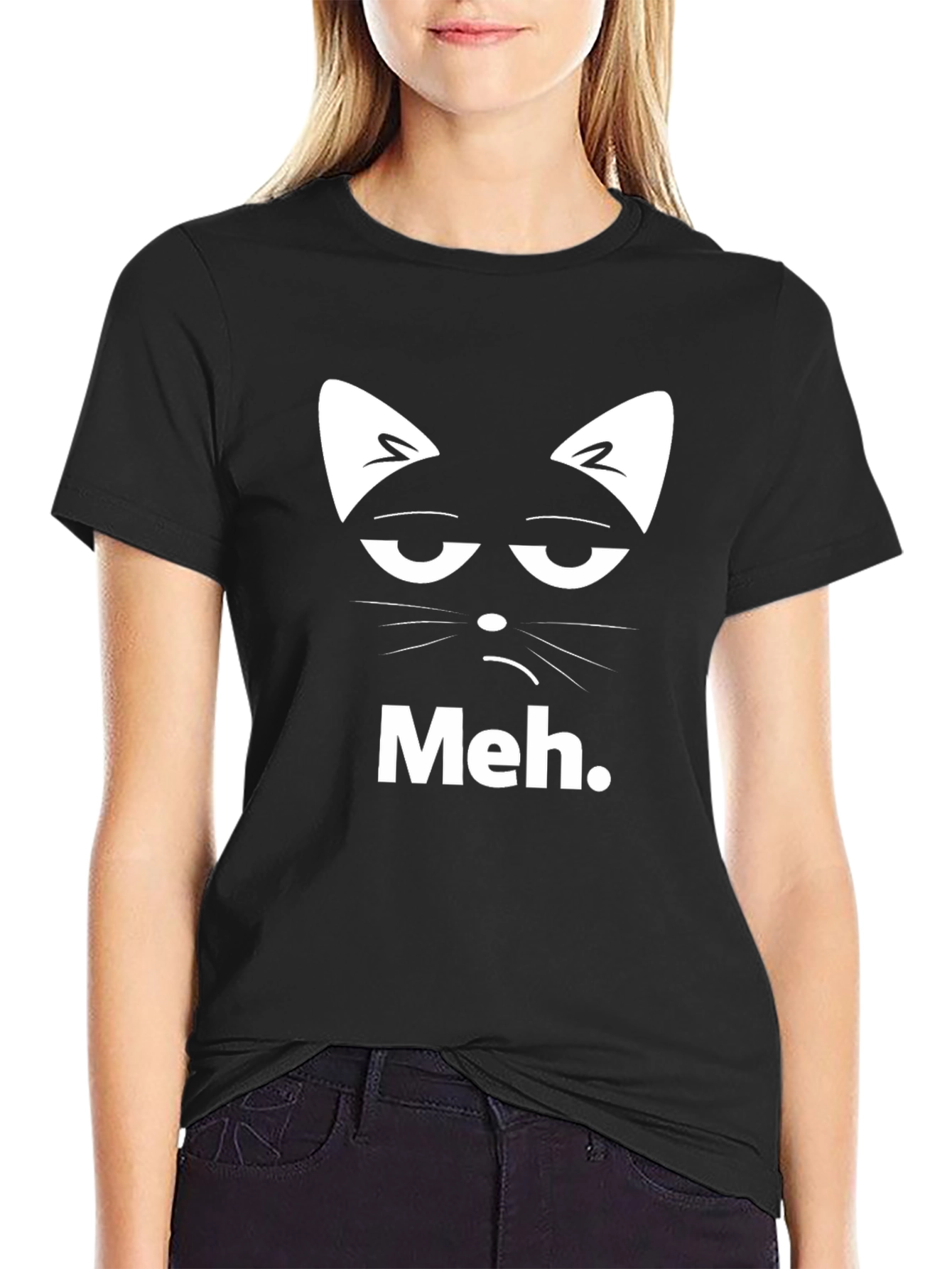 Meh Cat T-Shirt - Grumpy Cat Tee