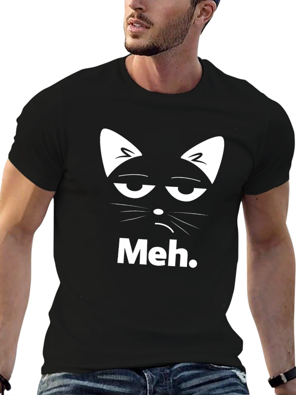 Meh Cat T-Shirt - Grumpy Cat Tee