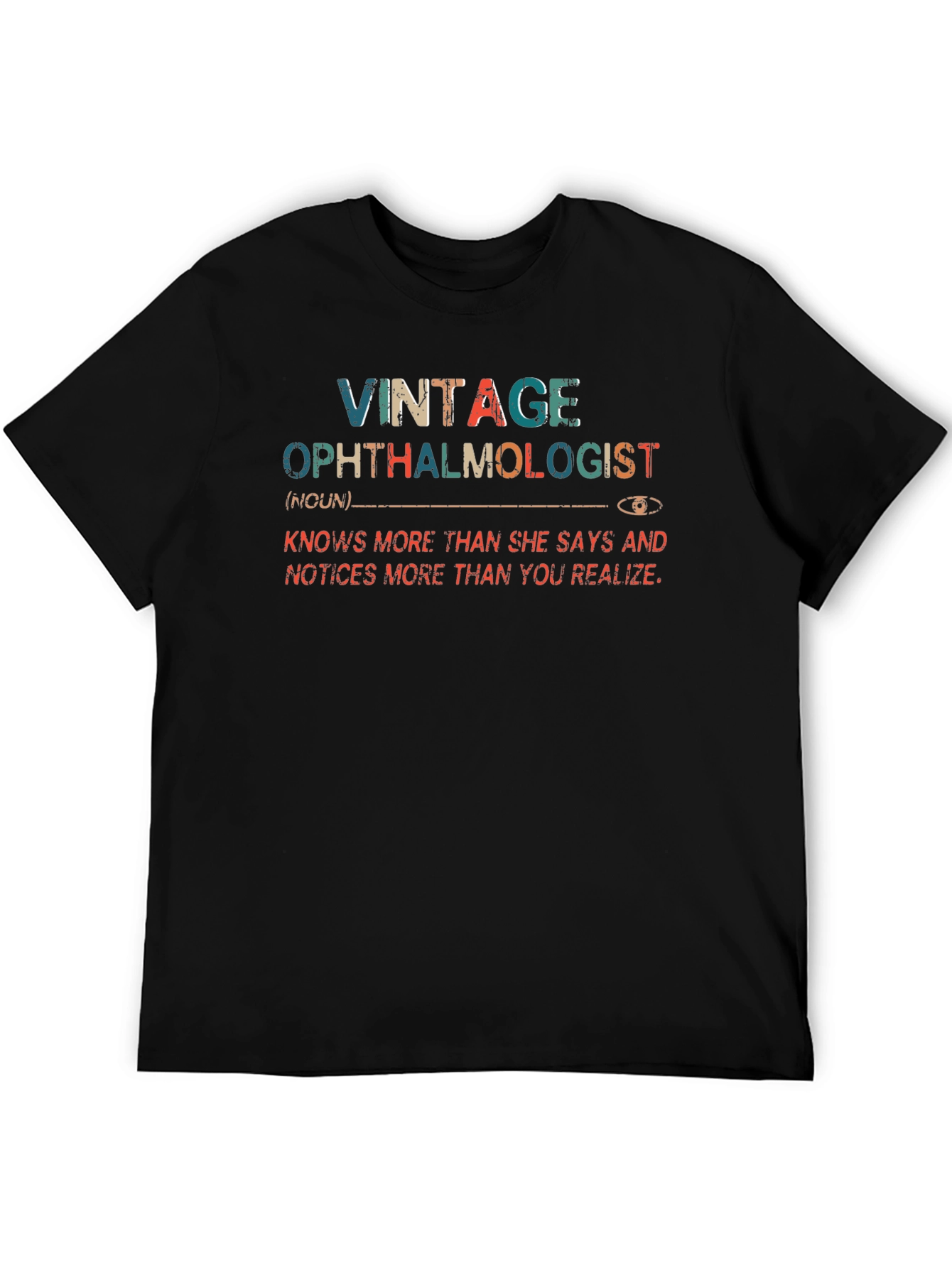 Vintage Ophthalmologist T-Shirt - Eye Doctor Gift