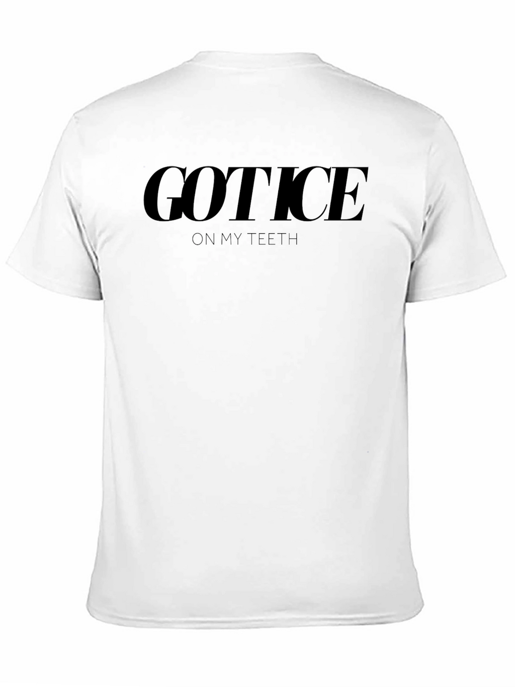 Got Ice On My Teeth Graphic Tee - Black