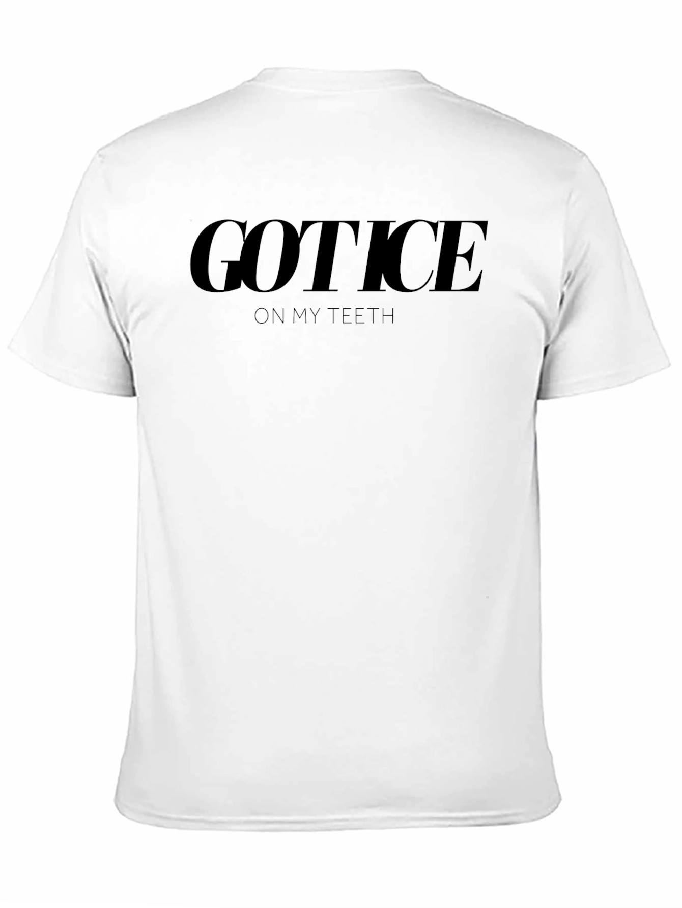 Got Ice On My Teeth Graphic Tee - Black