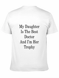 Best Doctor Dad Trophy Graphic T-Shirt