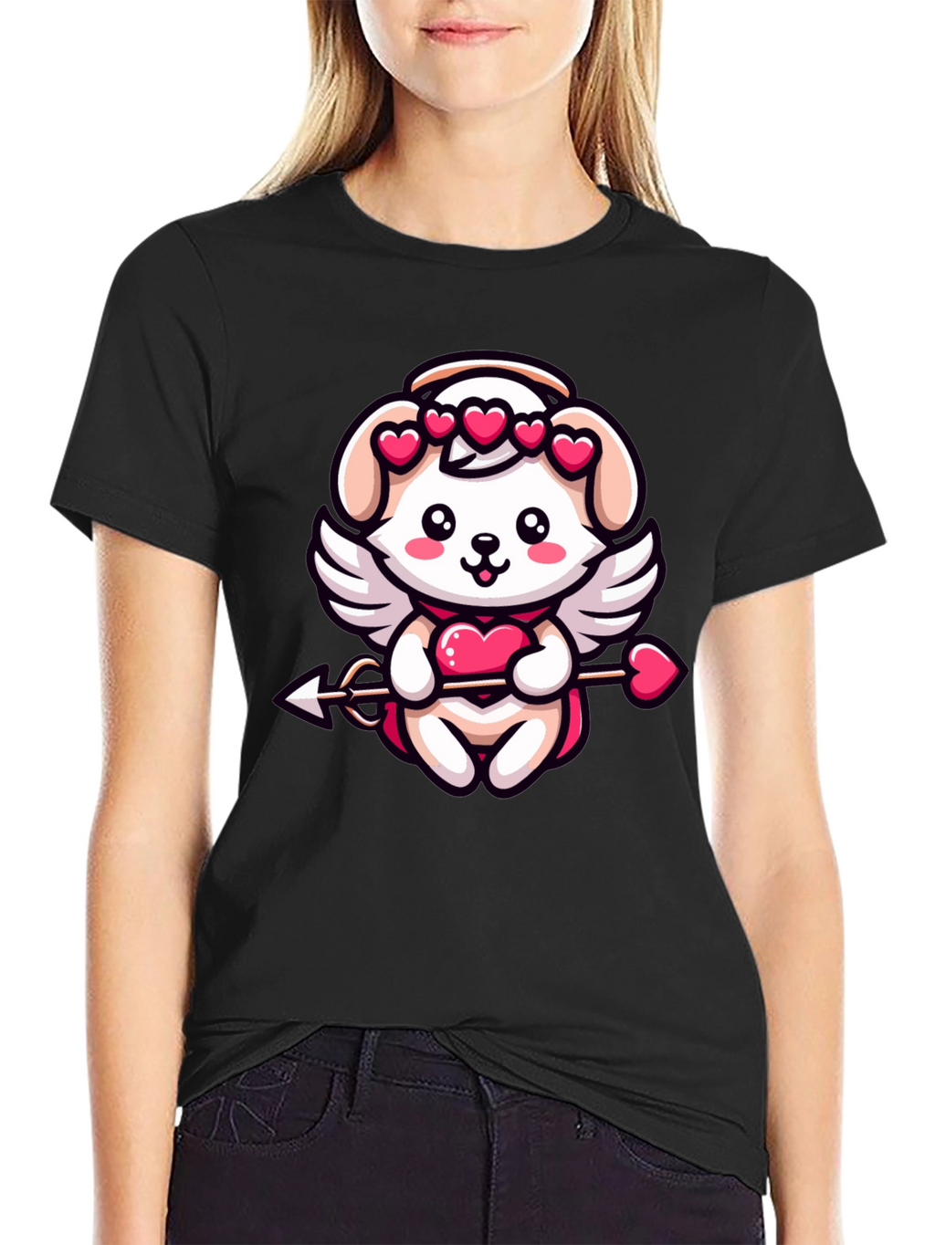 Cute Cupid Puppy T-Shirt